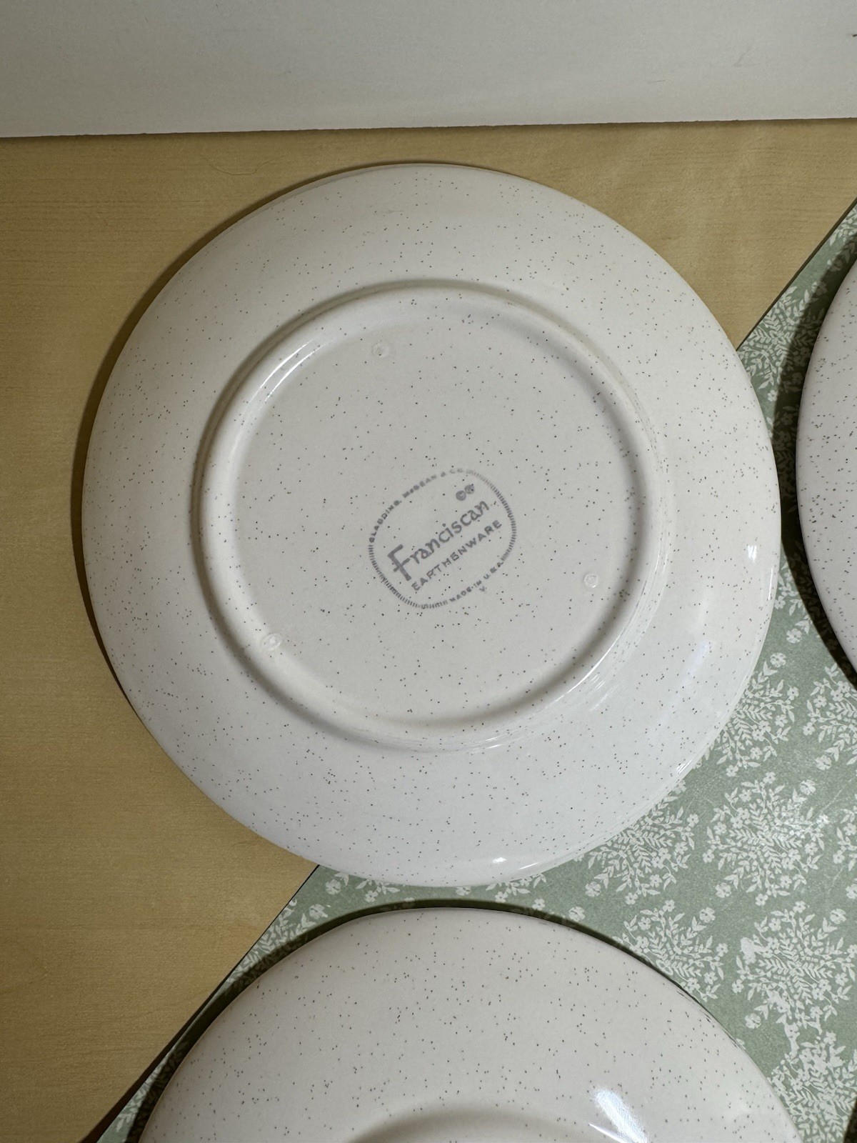 6 Franciscan Duet Rose Bread & Butter Plates USA c.1956-1967 FAST SHIPPING
