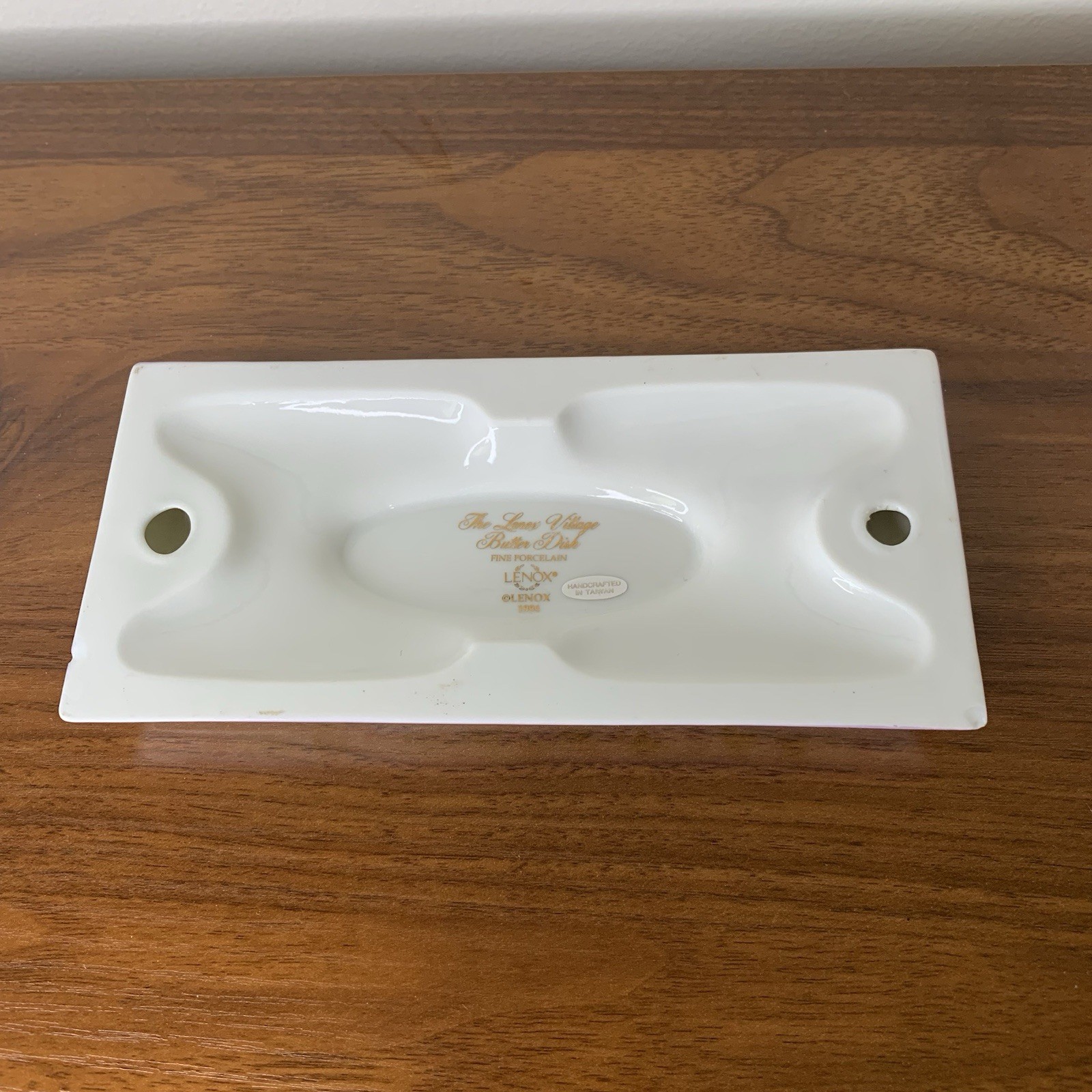 Lenox 1994 Spice Village Butter Dish Victorian Home Design Fine Porcelain
