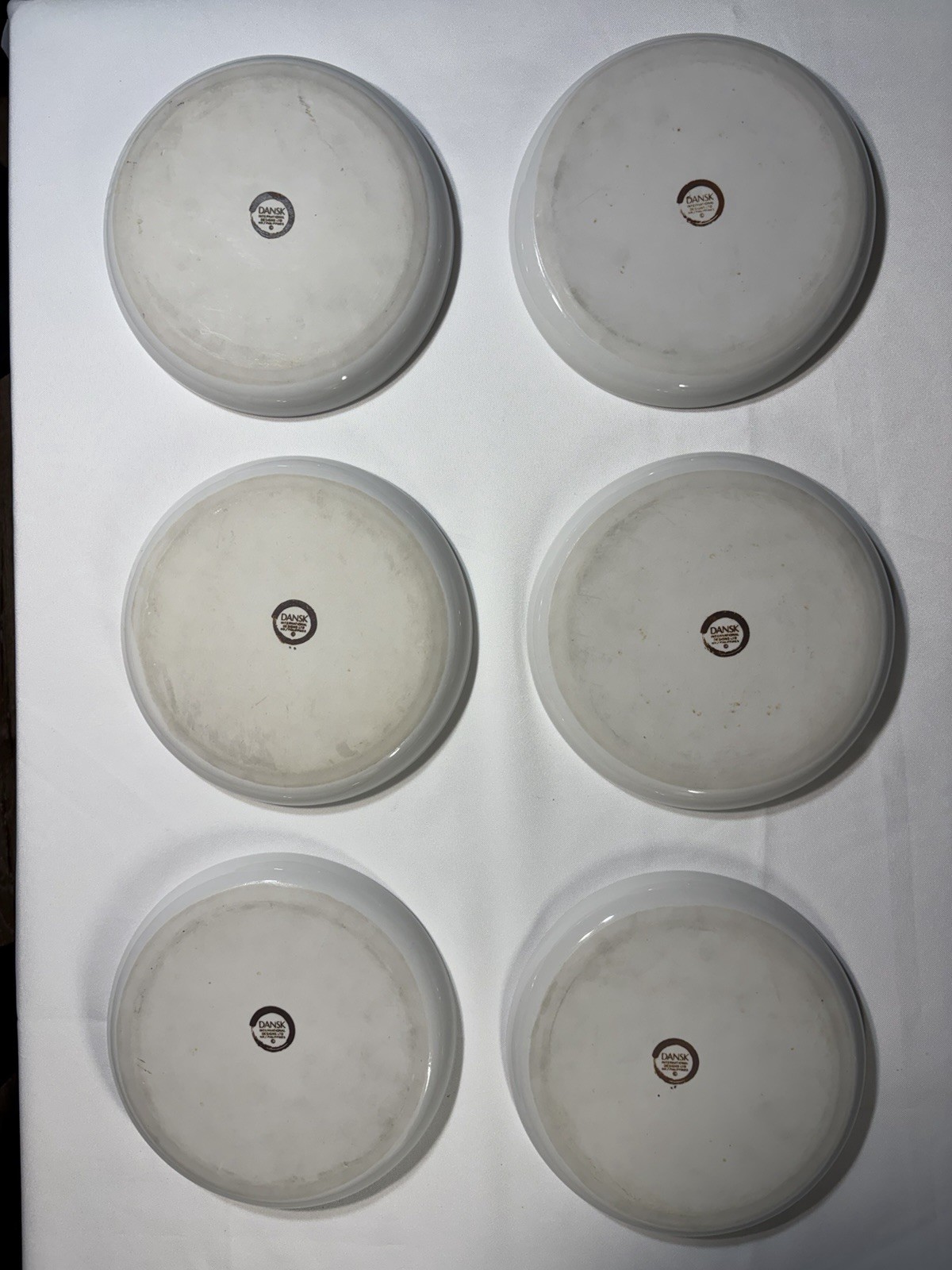 Berries by Dansk Salad Plates Blueberry Pattern Set of 6