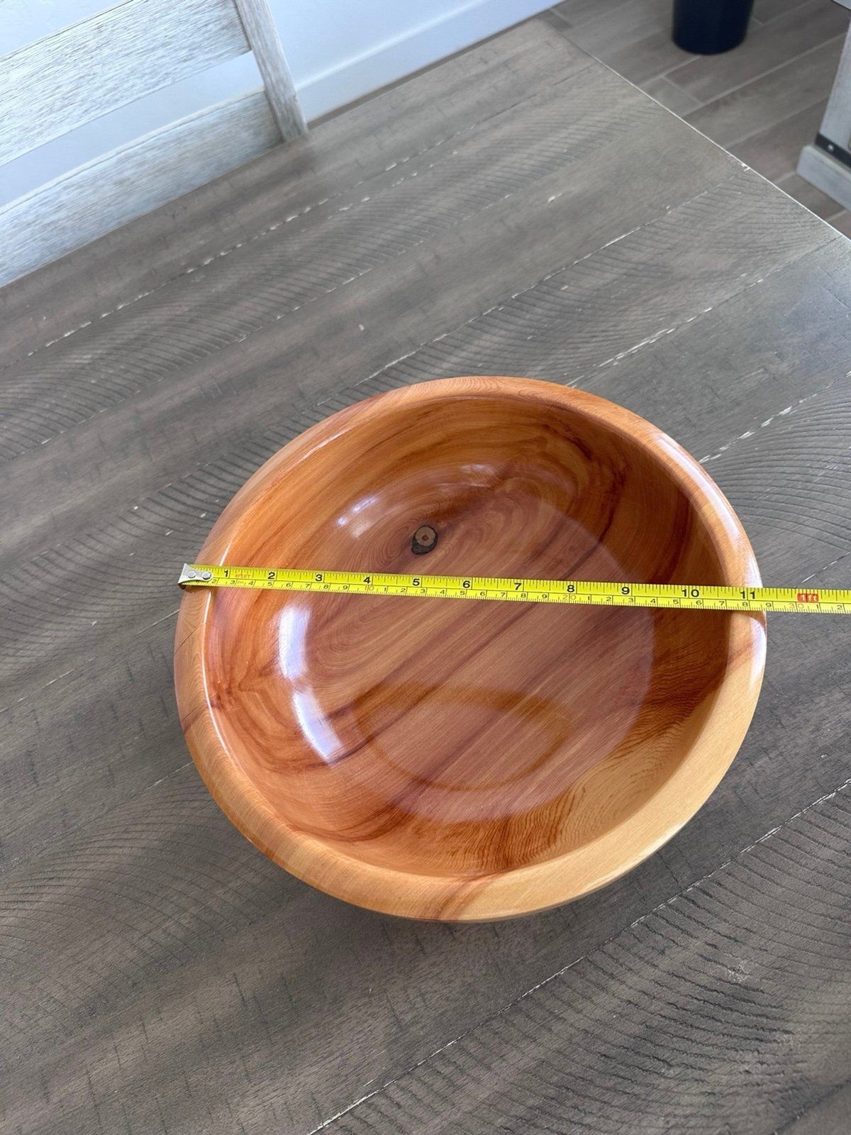 Pinetop Bowls Linda Staehe Alligator Juniper Wood Bowl 11” Southwestern Decor