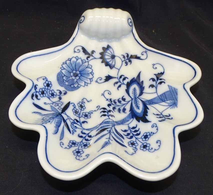 Blue Danube Soap Dish / Shell Candy-Blue Onion Japan Lipper & Mann