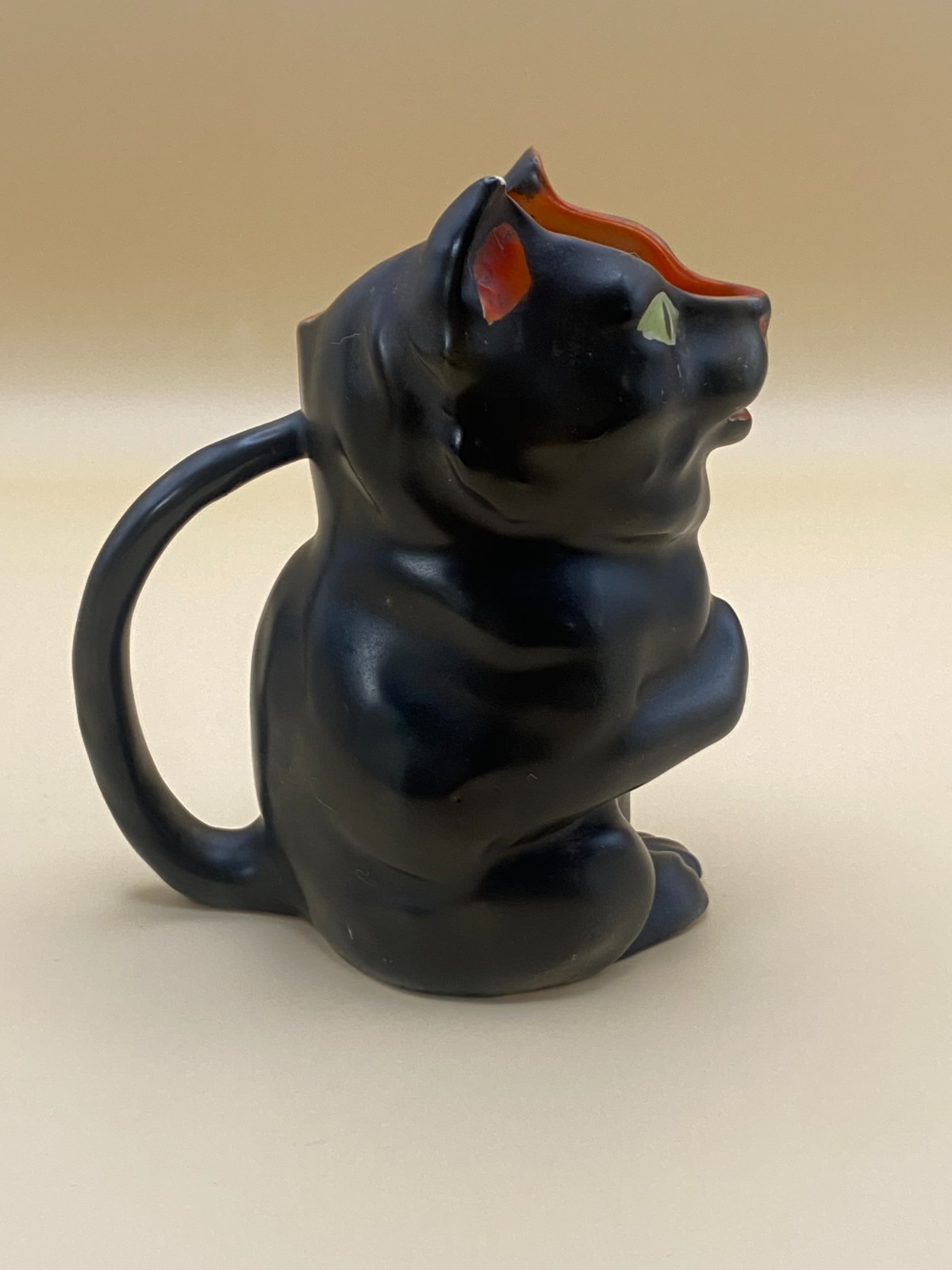 Vintage Black Cat Royal Bayreuth Fine Porcelain Creamer Pitcher – Bavaria 1910s