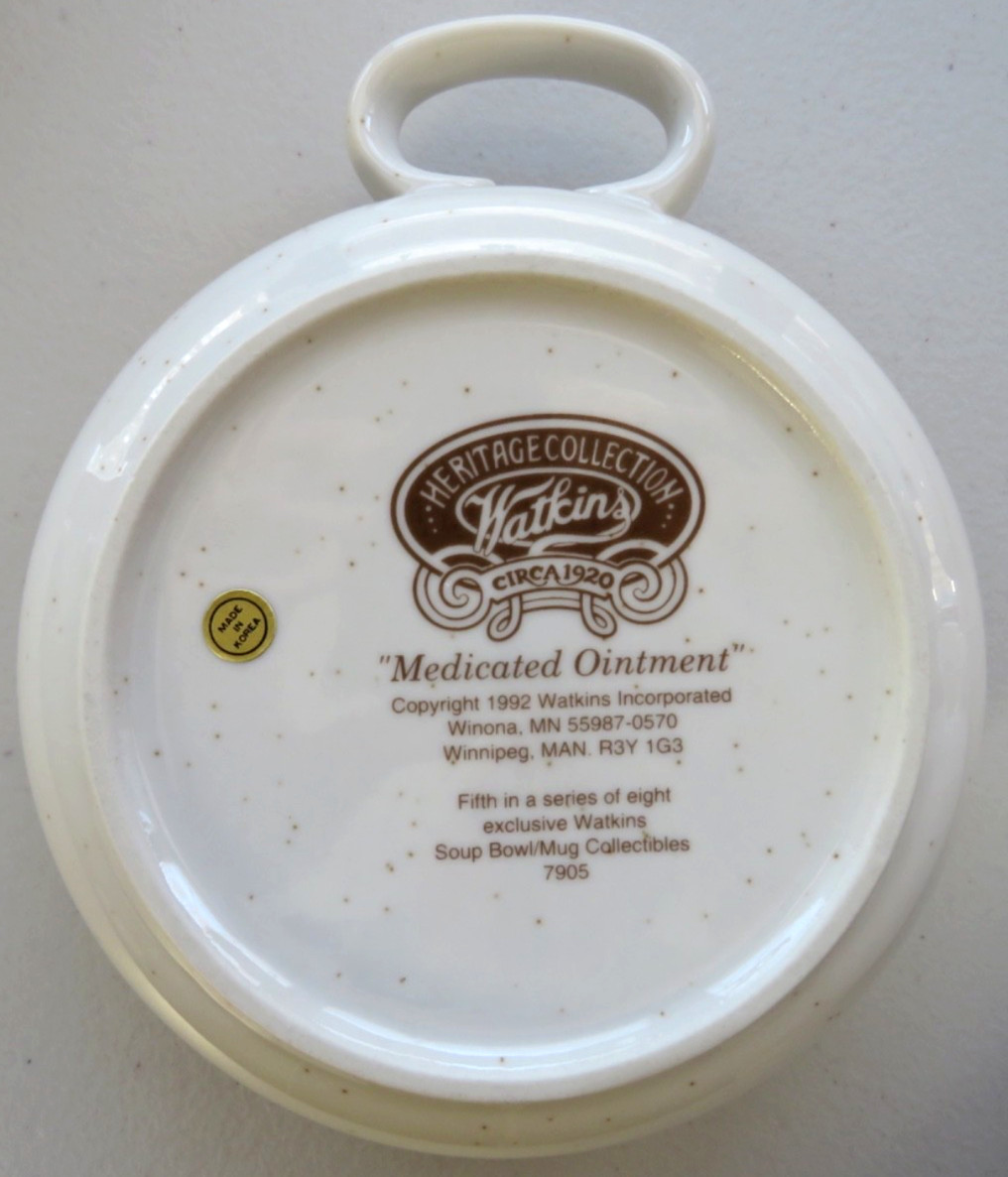 WATKINS Heritage Collection -Set of 4 SOUP BOWLS – 1992 Excellent
