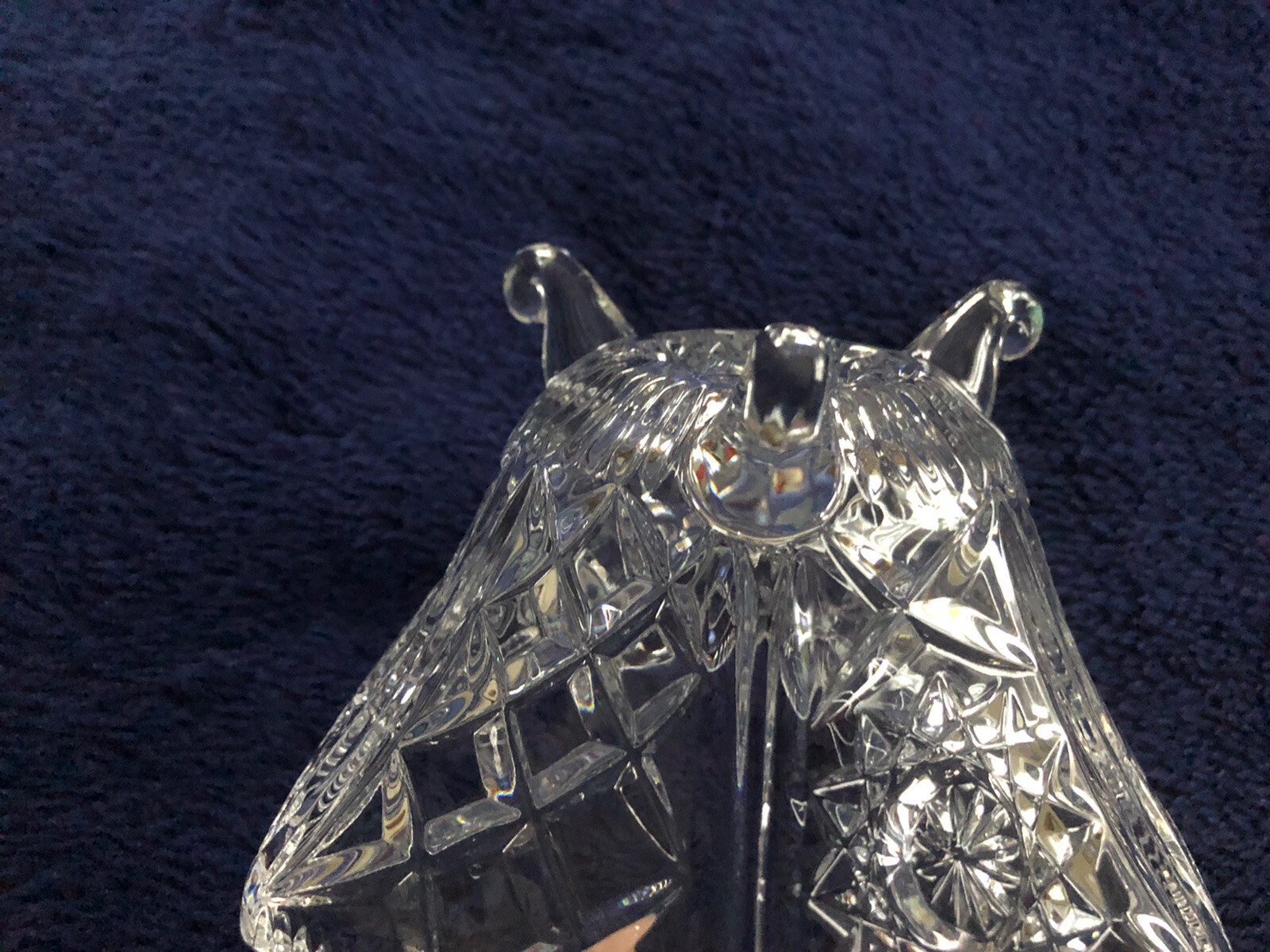 Cut Glass Covered Candy Bowl