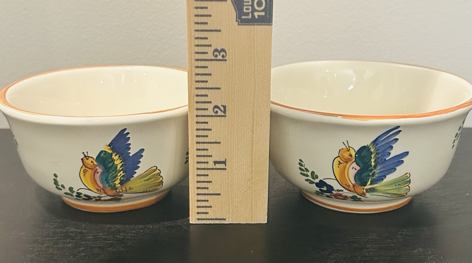 (2) Bird Of Paradise By Gialletti Pimpinelli Plat Du Jour Cup/Saucer ITALY