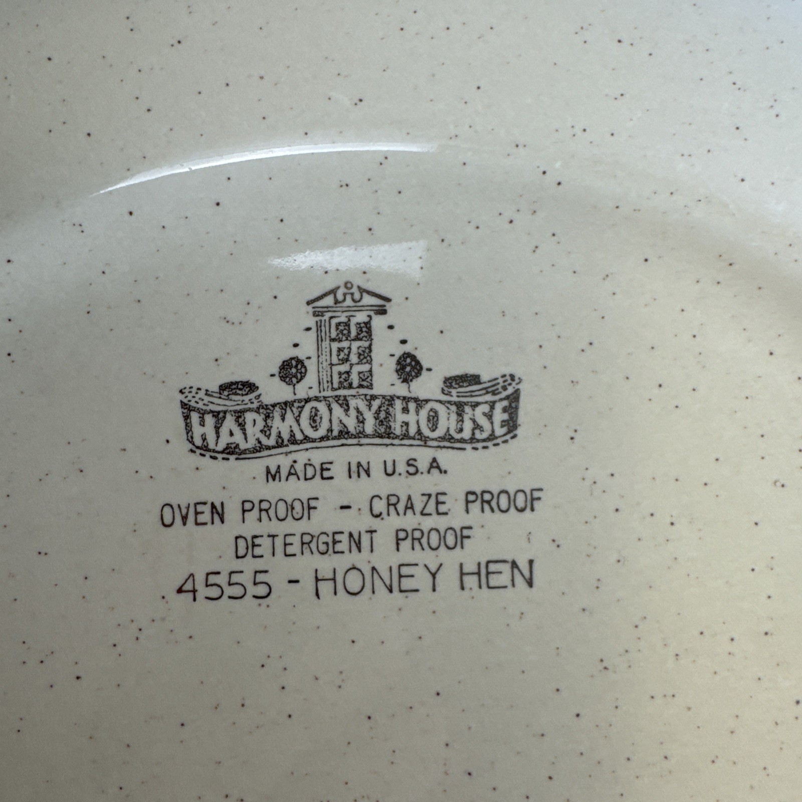 Set of 3 Vintage Harmony House Honey Hen Dinner Plates 10″ Rooster 1960’s