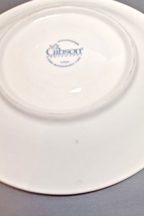 Fruit by Gibson Housewares Cups and Saucers Set of THREE (3)