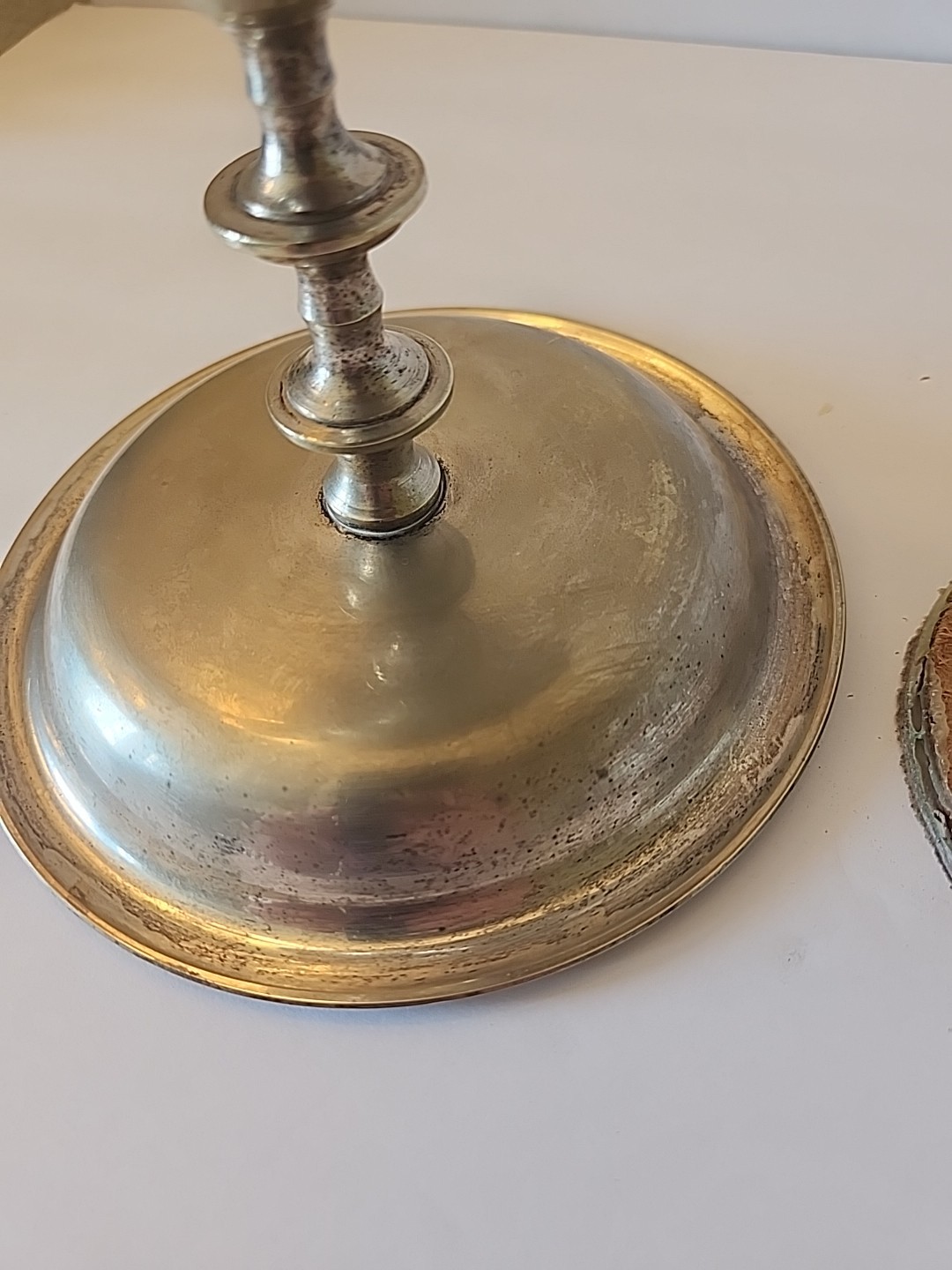 Antique Art Deco Ice Cream Cup Pedestal Candy Candle Server Holder India Metal
