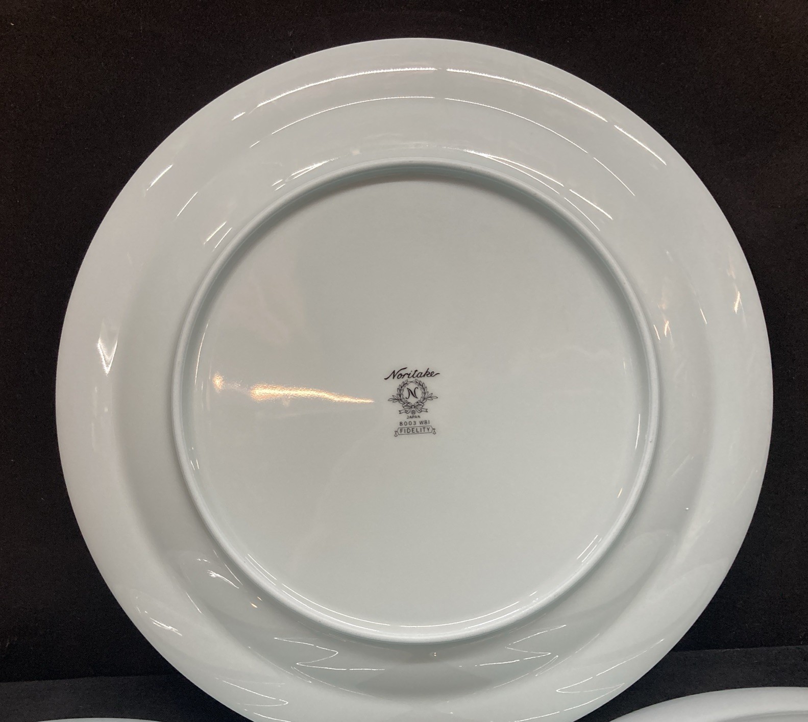 Noritake Fidelity 8003 Dinner Plates Blue 10 1/8” Set of 3