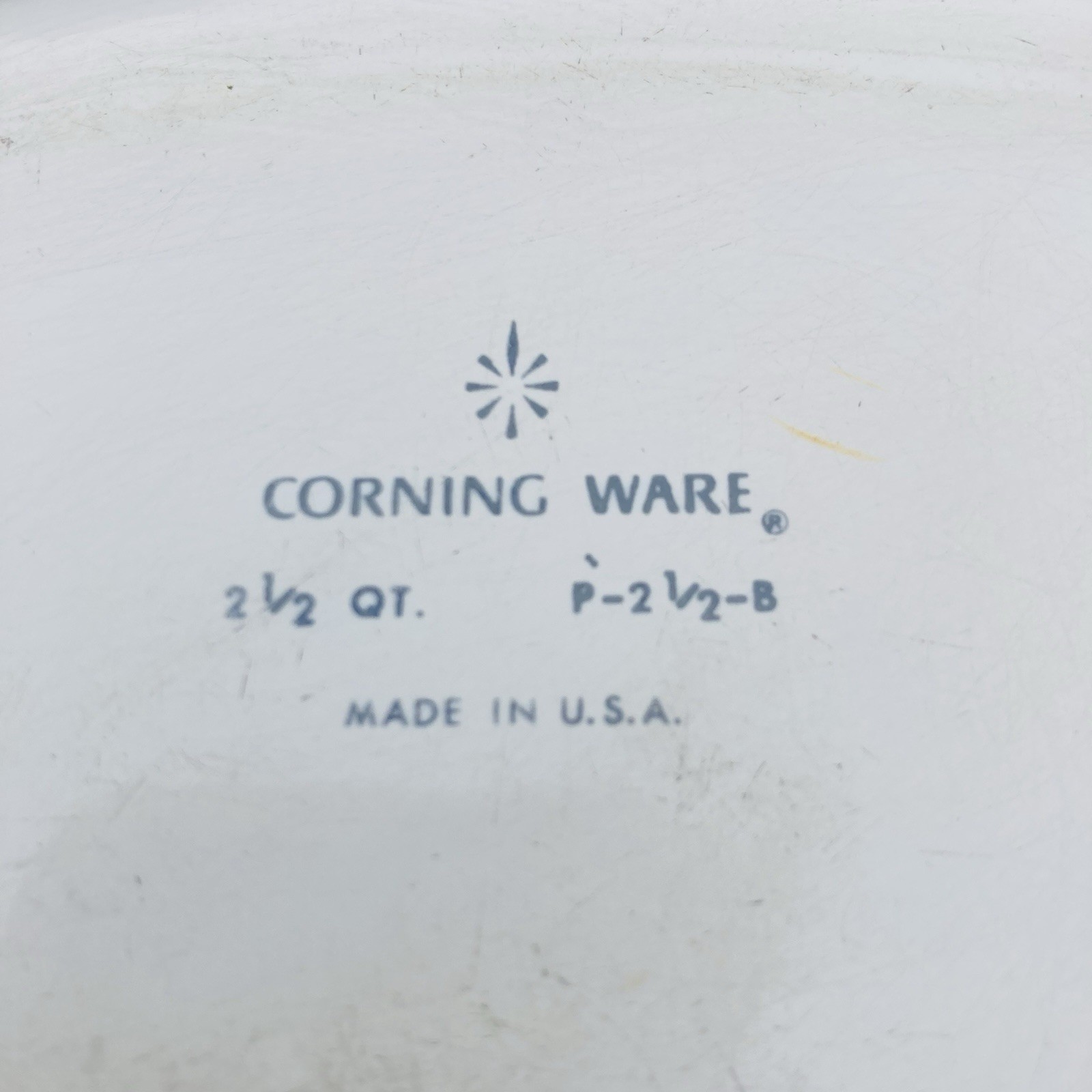 Vintage Corning Ware Blue Cornflower 2-1/2 2.5 Qt Pyroceram 1961-66 W/ A9C Lid