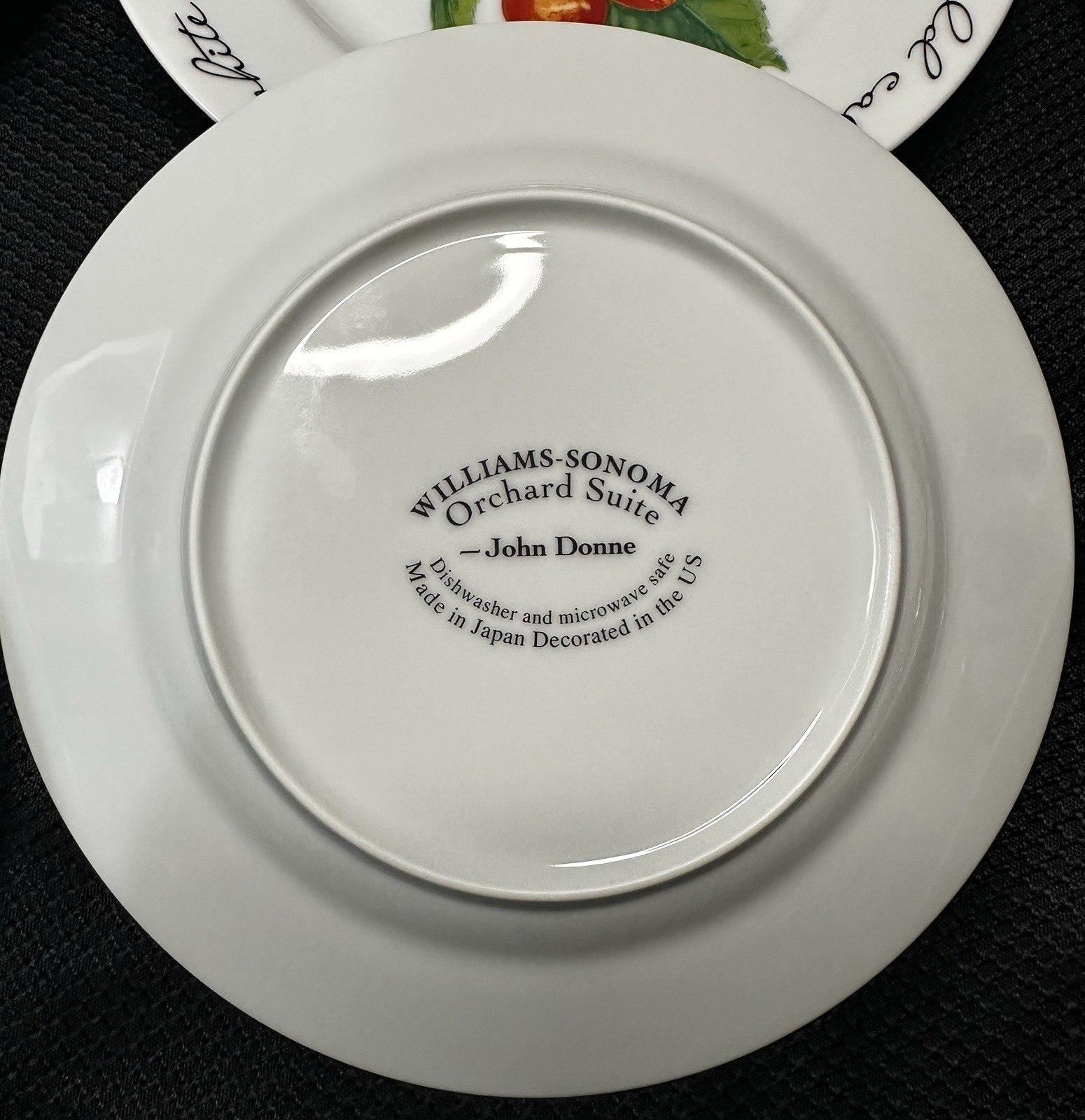 Williams Sonoma Orchard Suite Plates Salad Dessert Snacks Set Of 8 Cottage Core