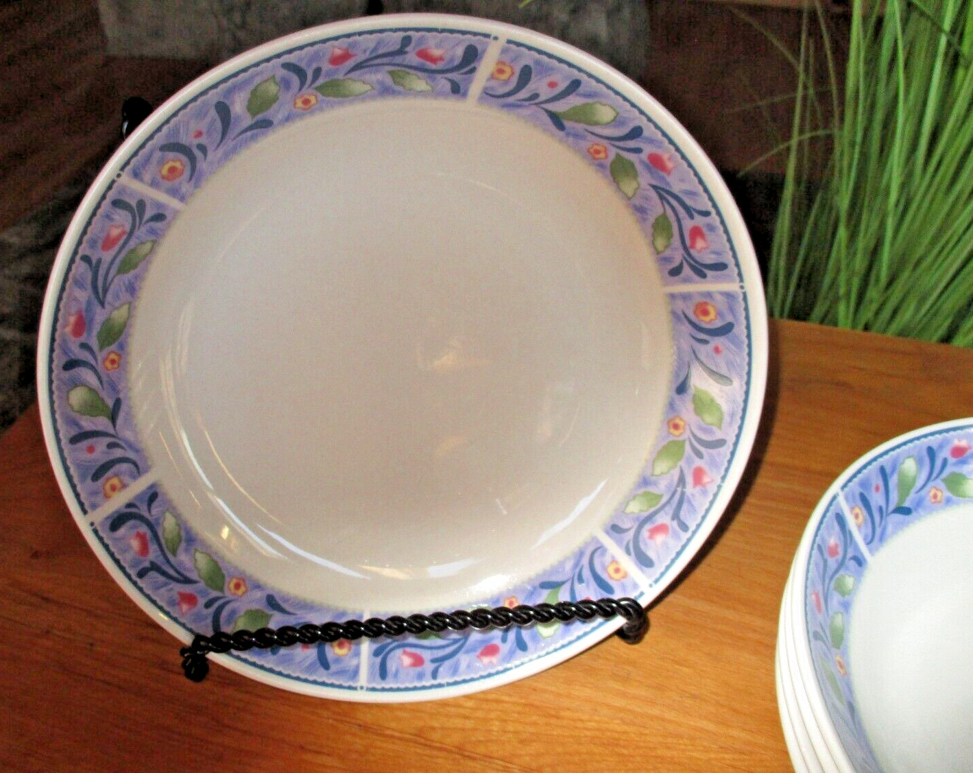 Sakura Bouquet 1997 By Sue Zipkin Set Of 5 Salad/Soup Bowls 7 3/4″