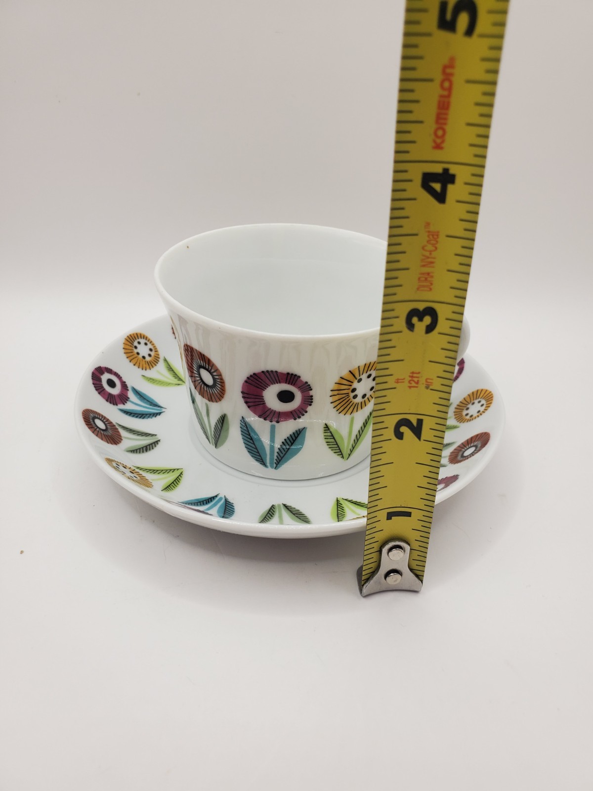 MCM Eva Blahd Bellis Karlskrona Cup & Saucer 1959 Beautiful Set