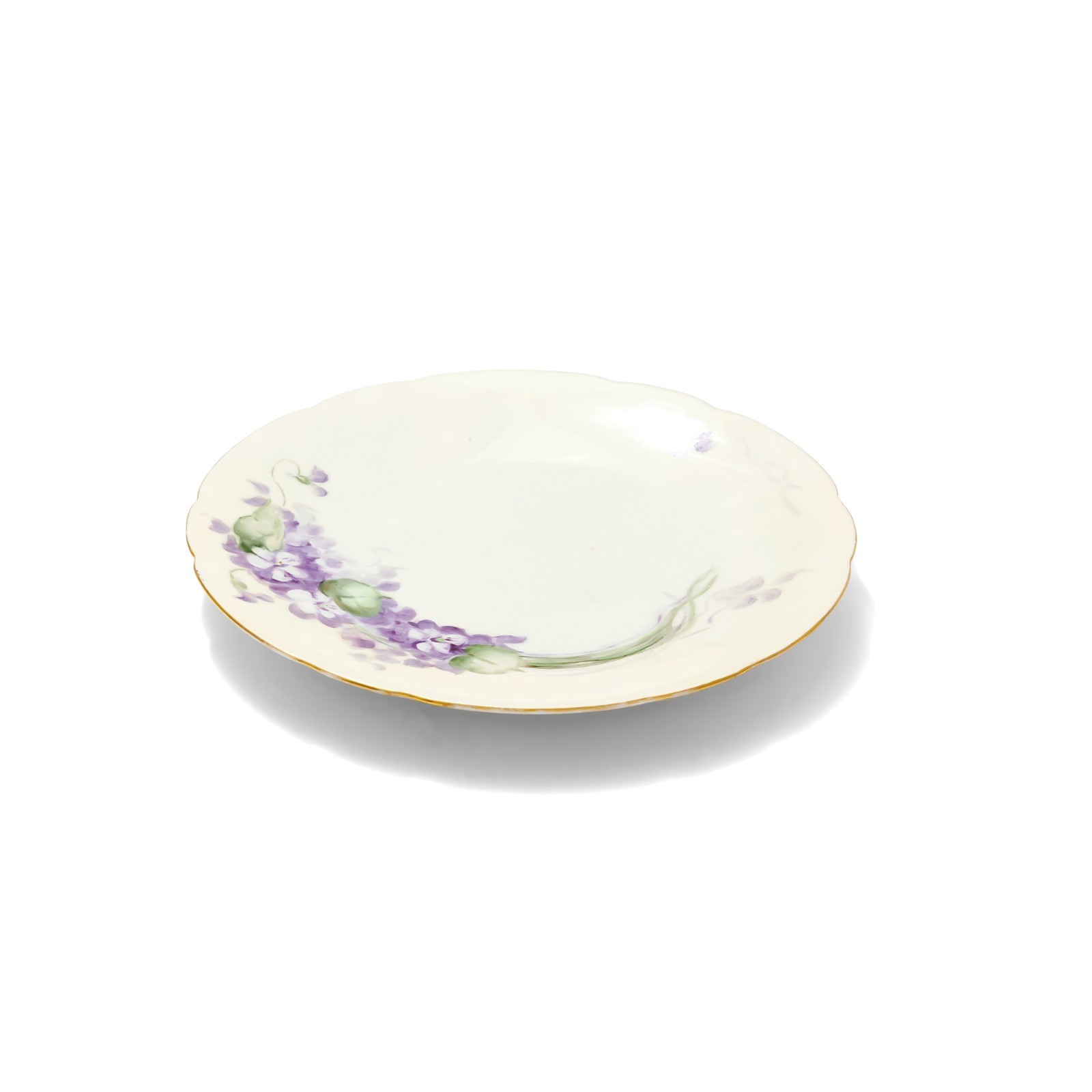 Plate with Violets