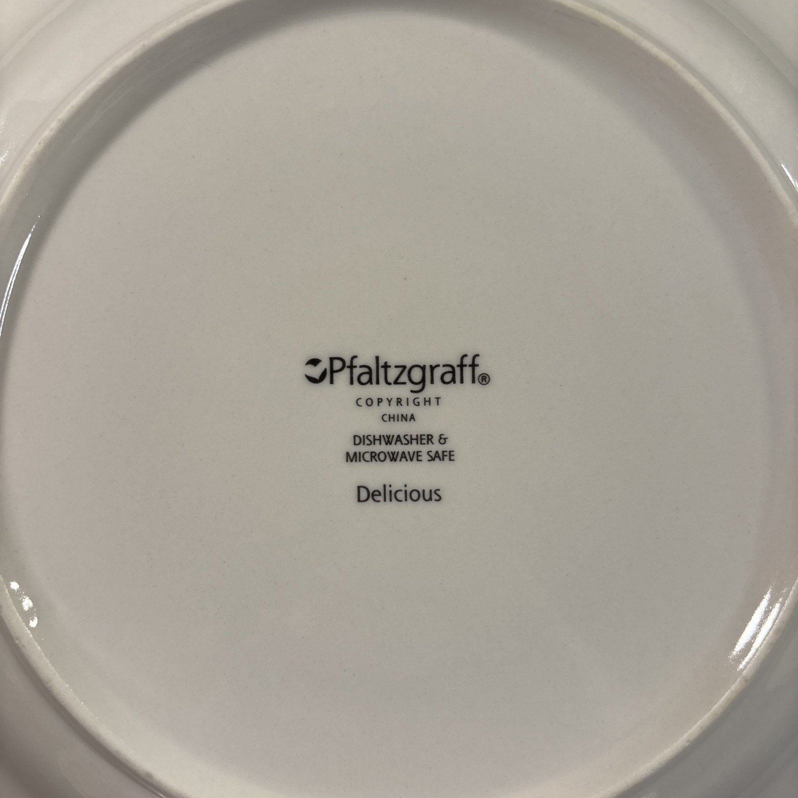 Pfaltzgraff Delicious Apple 11″ Dinner Plates Set of 2 Pink Floral Border