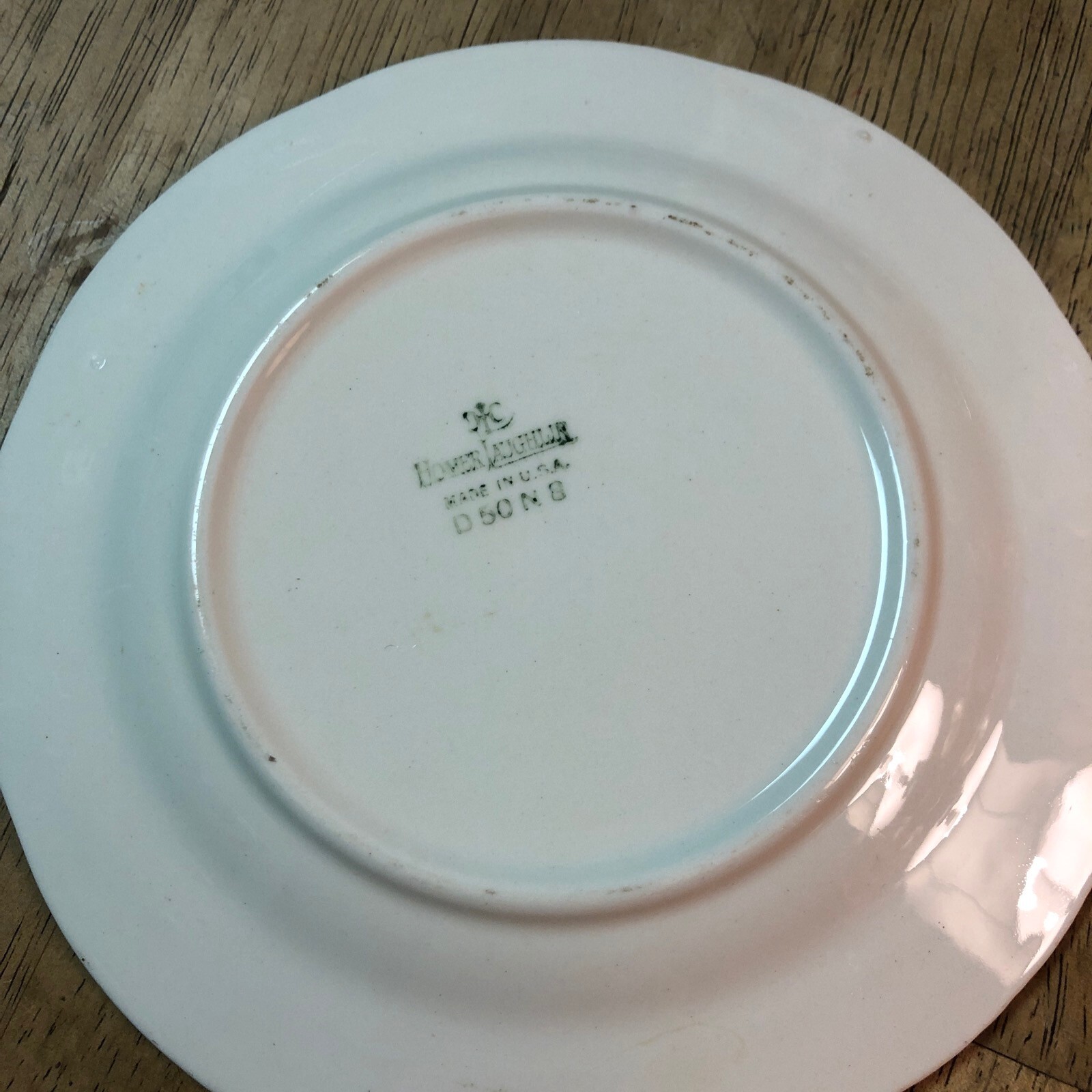1950’s Homer Laughlin China Colonial Times Couple Pattern 6-1/2” Bread Plates