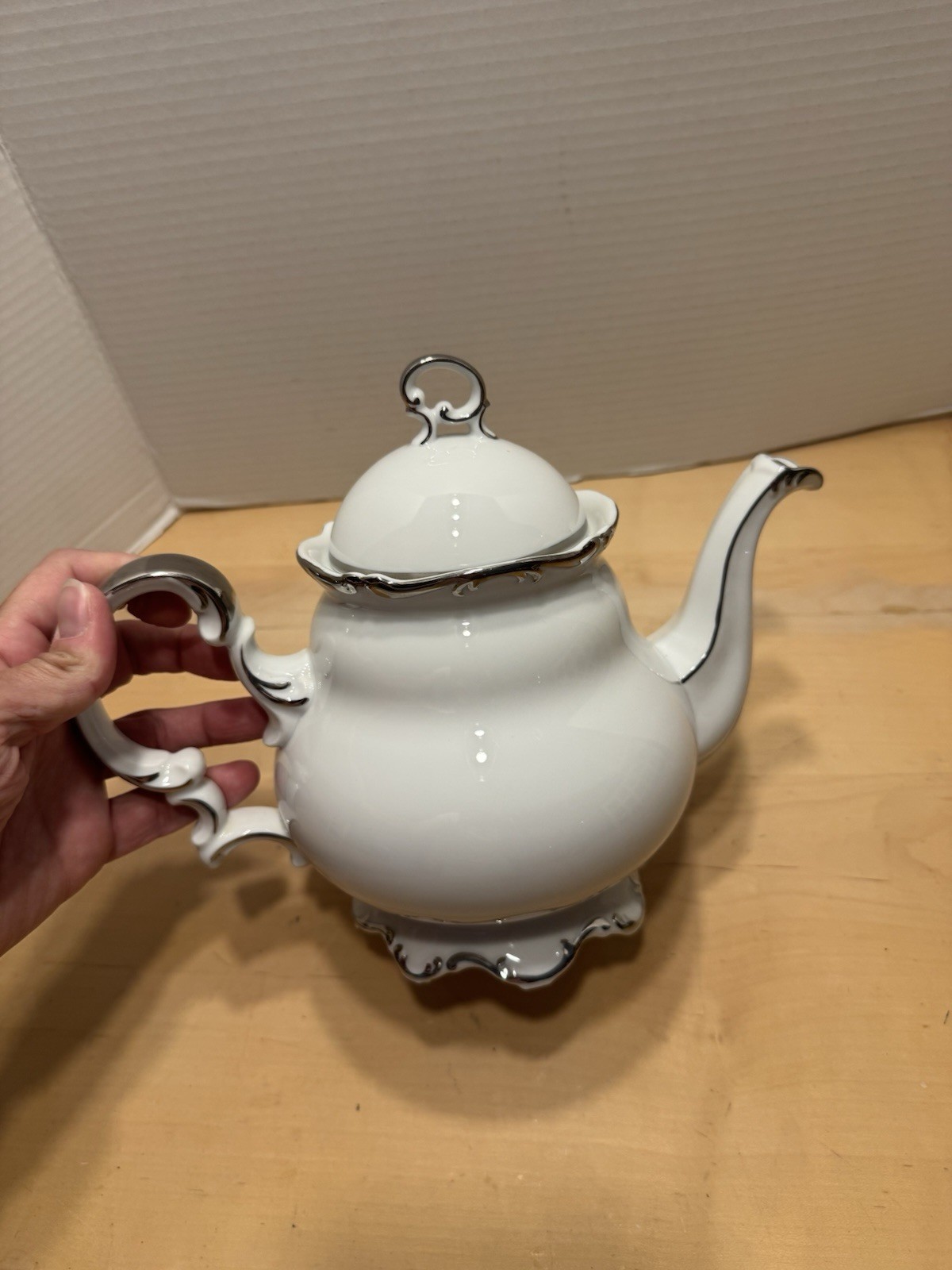 Vintage MIKASA 9267 Marlboro Fine China Tea Pot