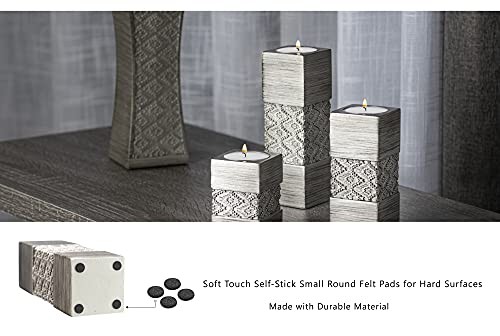 Tealight Candle Holder Set of 3 – Centerpiece for Living Room and Dining Room