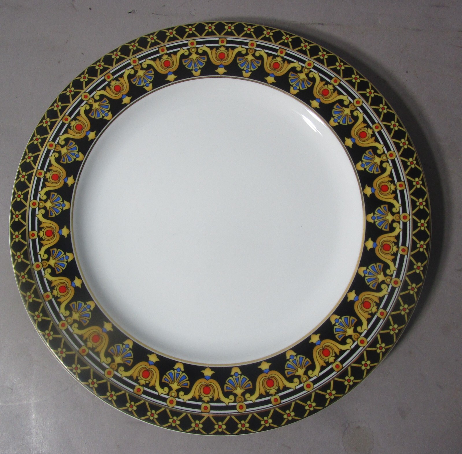 Vintage Unused 86 Piece VERSACE STYLE ITALIAN JUMBO GRUPPO Dinner Set for Twelve