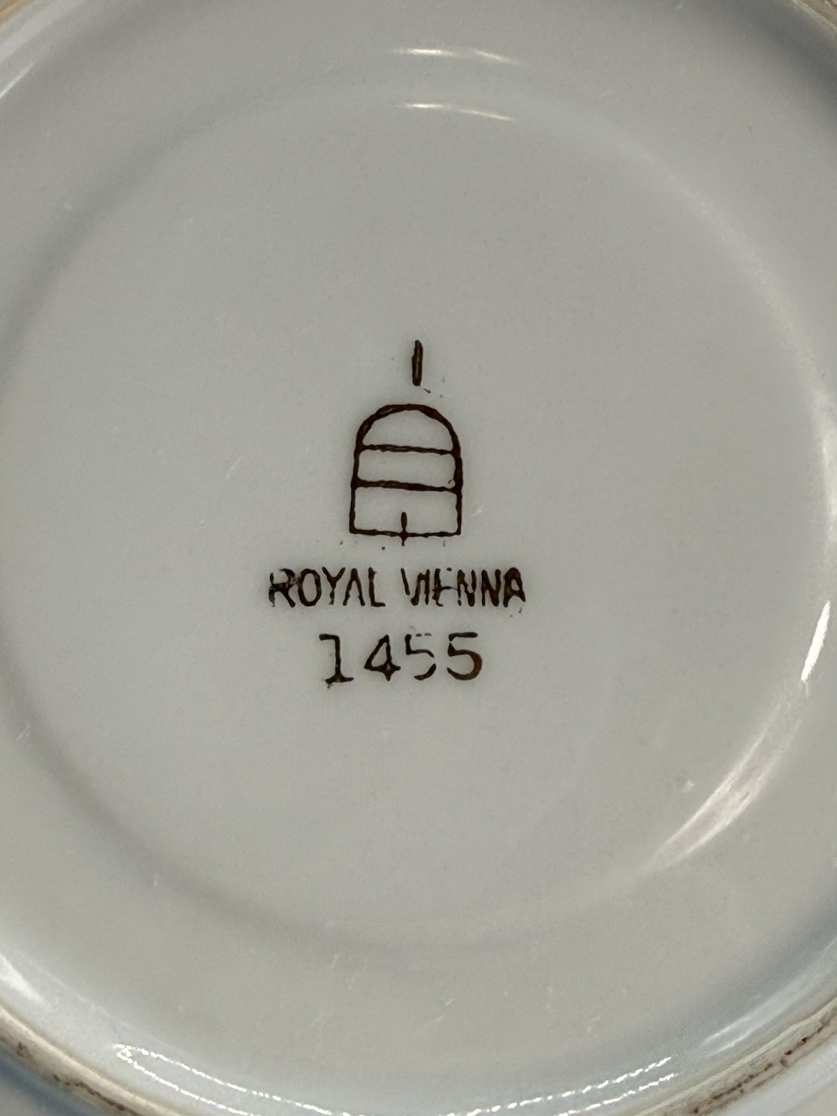 VINTAGE Royal Vienna Saucer 1455 Courting Scene Porcelain Decorative Dish!