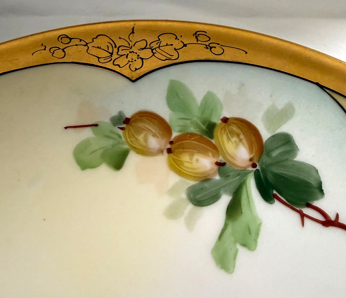 Hand Painted Pickard China 9 in. Plate by Frederick Walters