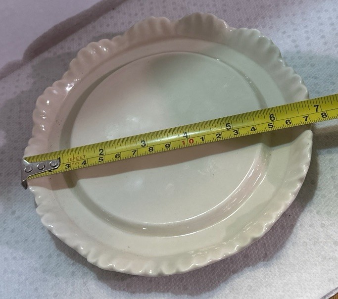 Silvestri Ceramic Butter / Cheese Dish With Cabbage Leaf Domed Lid 7”X 4.25”