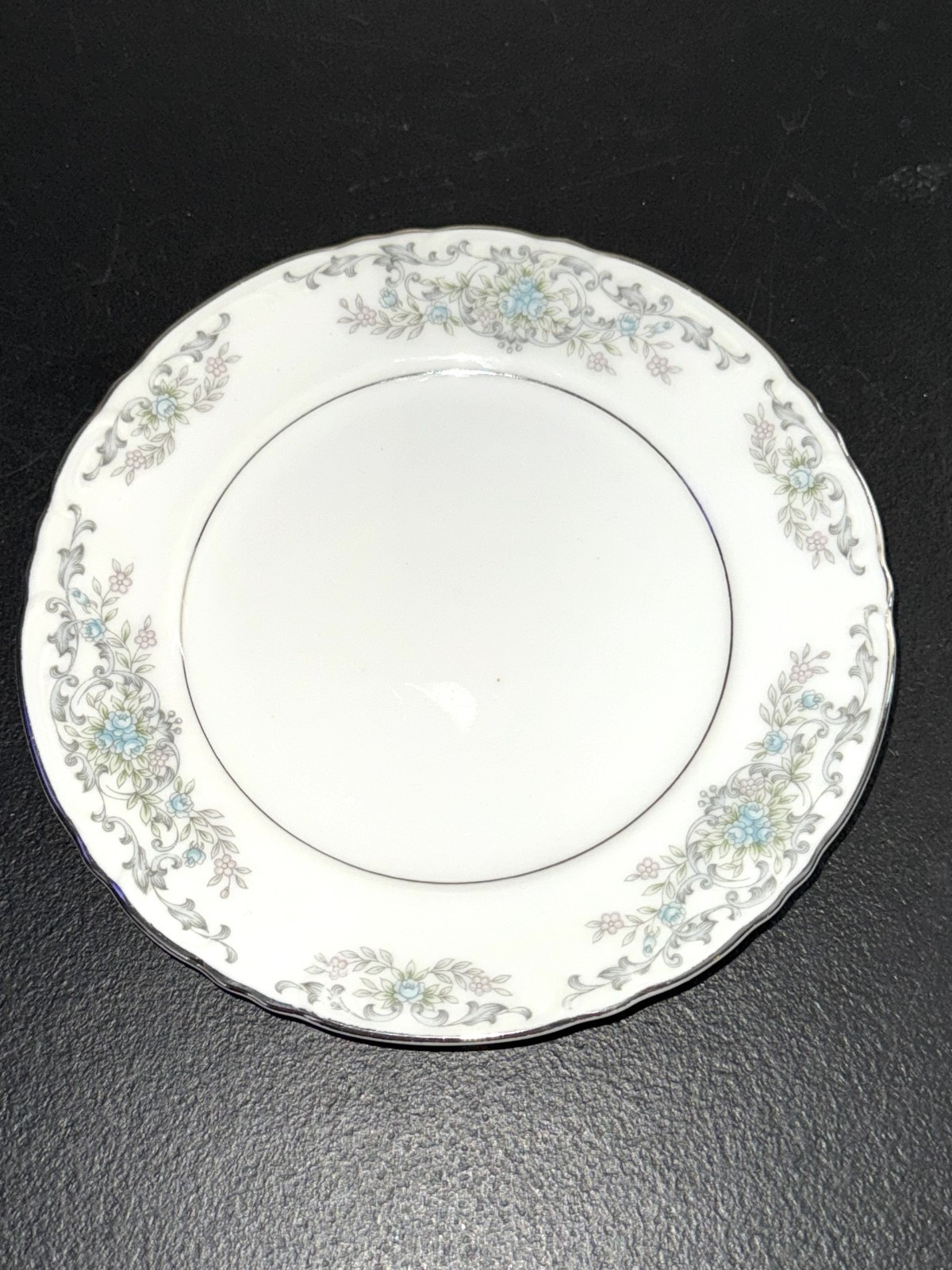 VINTAGE 4 pc NORLEANS THERESA JAPAN 6 1/4″ BREAD & BUTTER PLATE FINE CHINA 1964-