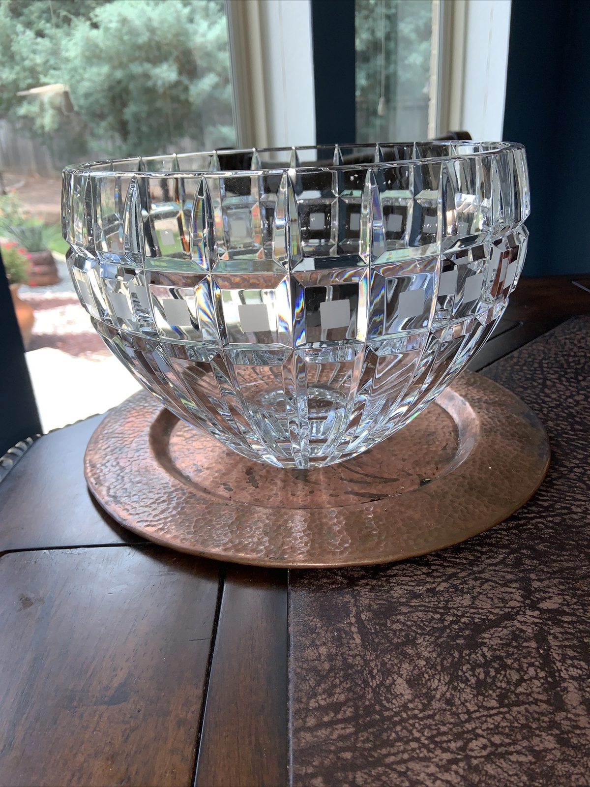 Vintage Marquis Waterford Crystal Quadrata Large 10″ Bowl