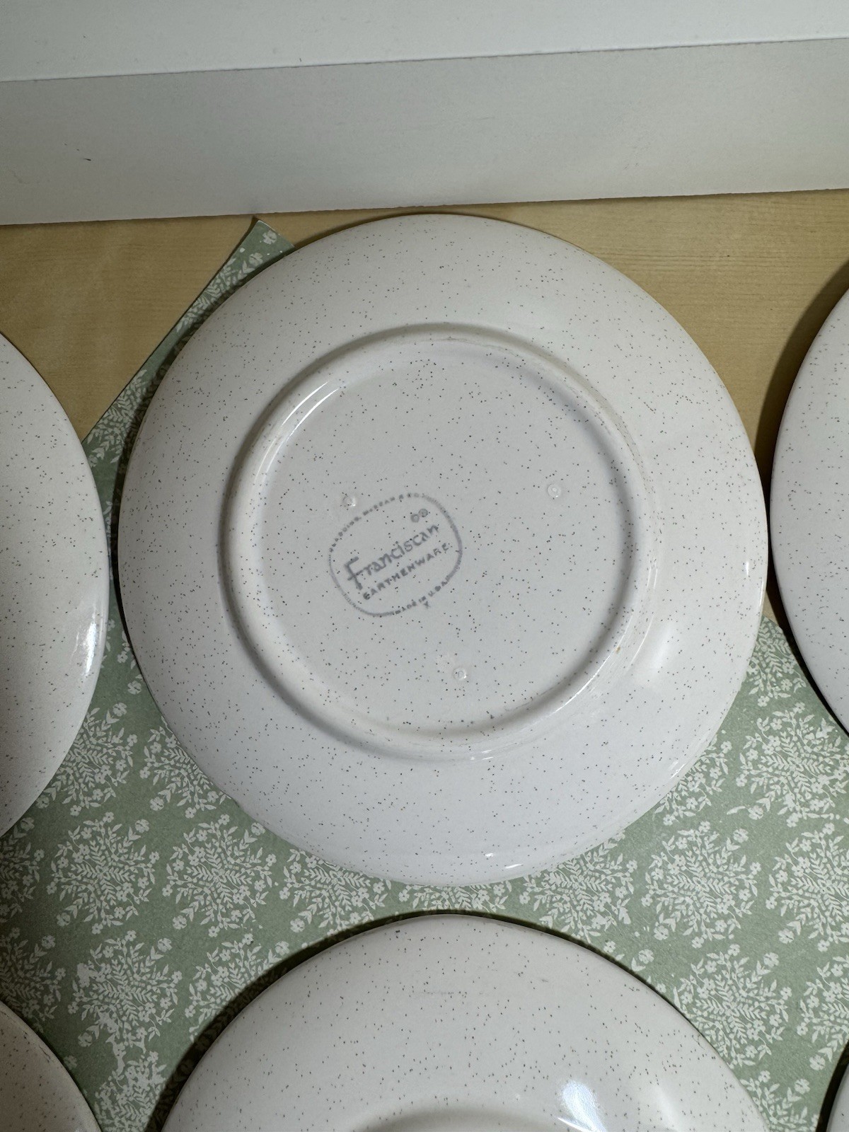 6 Franciscan Duet Rose Bread & Butter Plates USA c.1956-1967 FAST SHIPPING