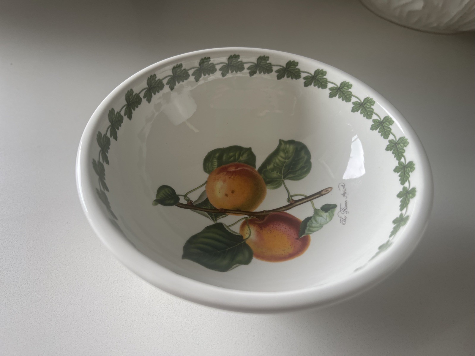 PORTMEIRION VINTAGE Pomona Grape Chip & Dip Round Platter & Bowl 2Pc Set 13.5″