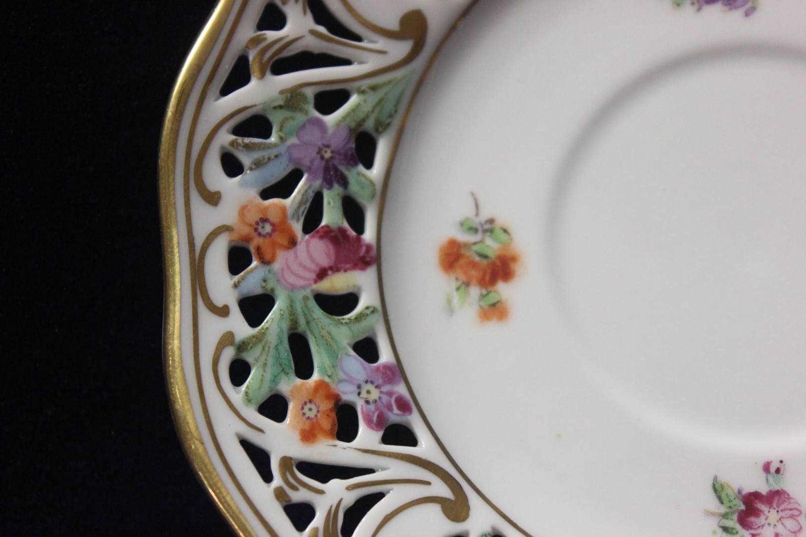 Schumann Bavaria Dresden Empress Chateau Flat Teacup & Saucer Set, 12 Sets Avail
