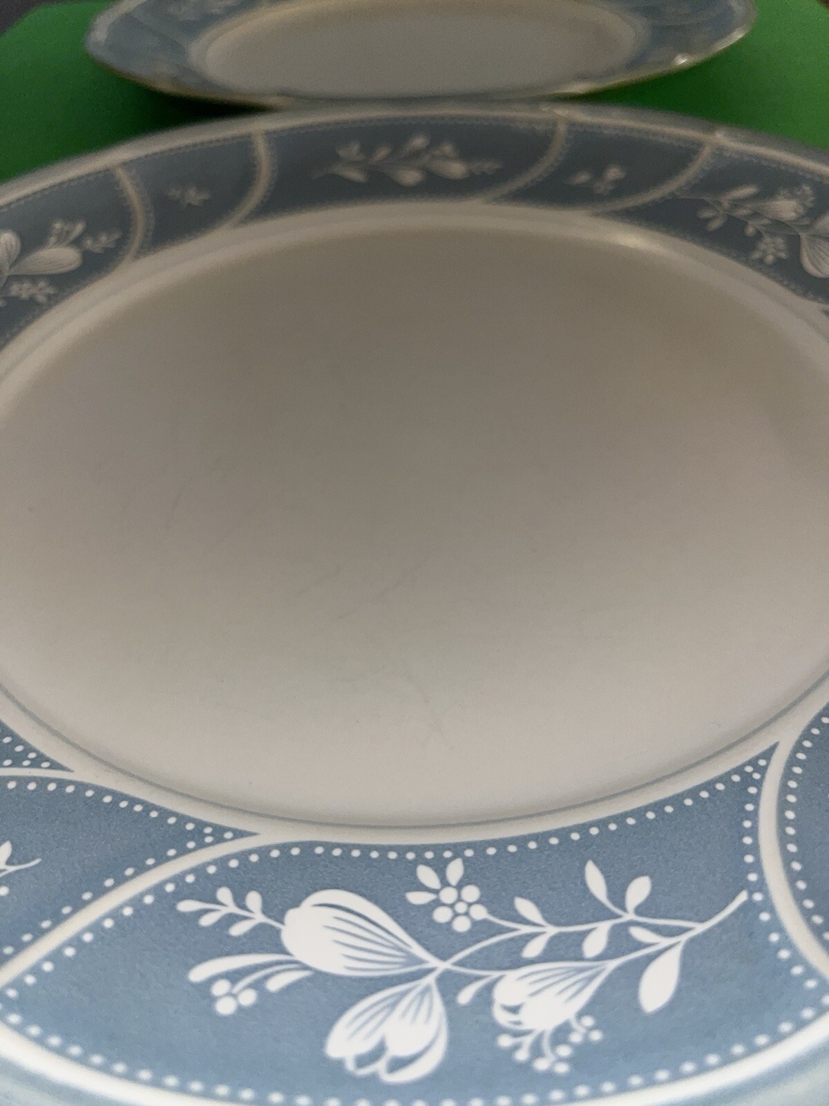 Noritake Stoneware Victory Blue 8673 Dinner Plate Set Of 2