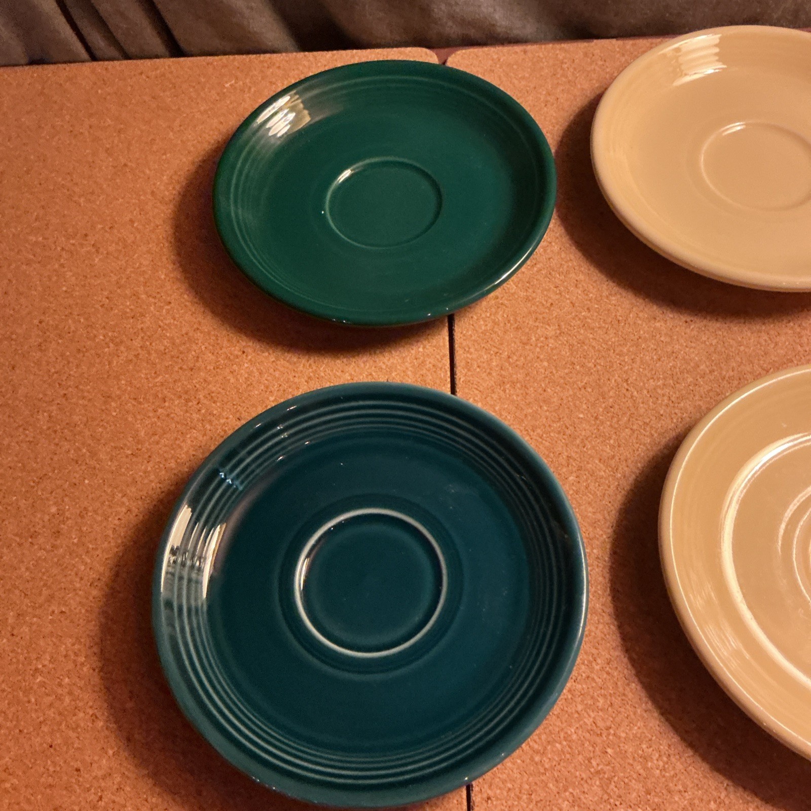 Homer Laughlin Fiesta Fiestaware Plates Yellow, Blue, Green Color 1990s – 00s