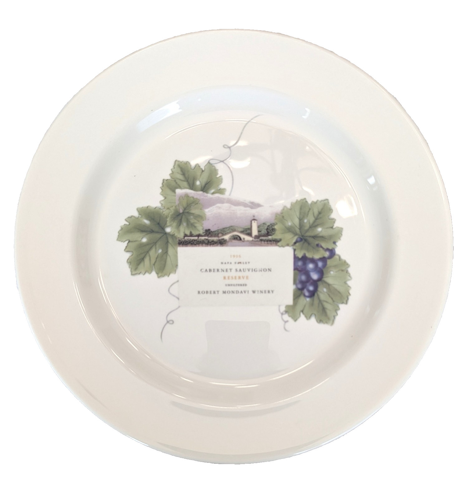 *5* Wedgwood Grand Gourmet Vintage Collection Wine Theme 10″ Dinner Plates 1999
