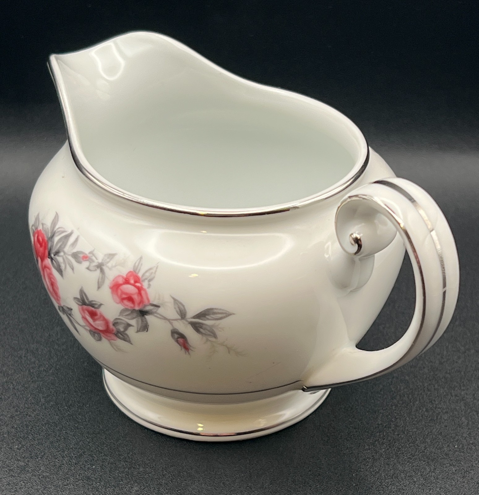 Kyoto Rose Garland China Creamer and Sugar Bowl Set | Vintage
