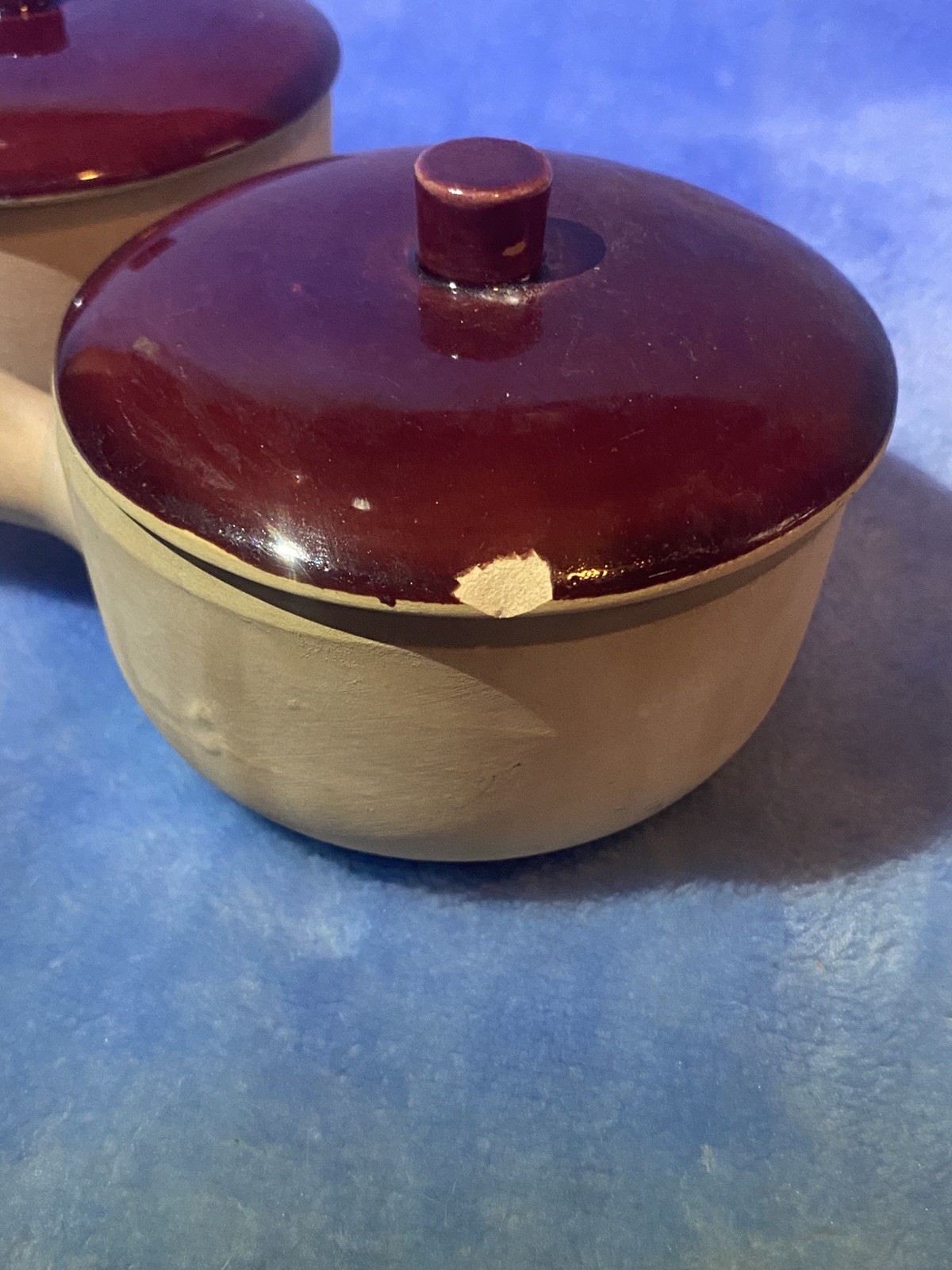2-La Solana Pottery Ware Set of 4” Bowl w/Lid. Vintage 3-Day Sale
