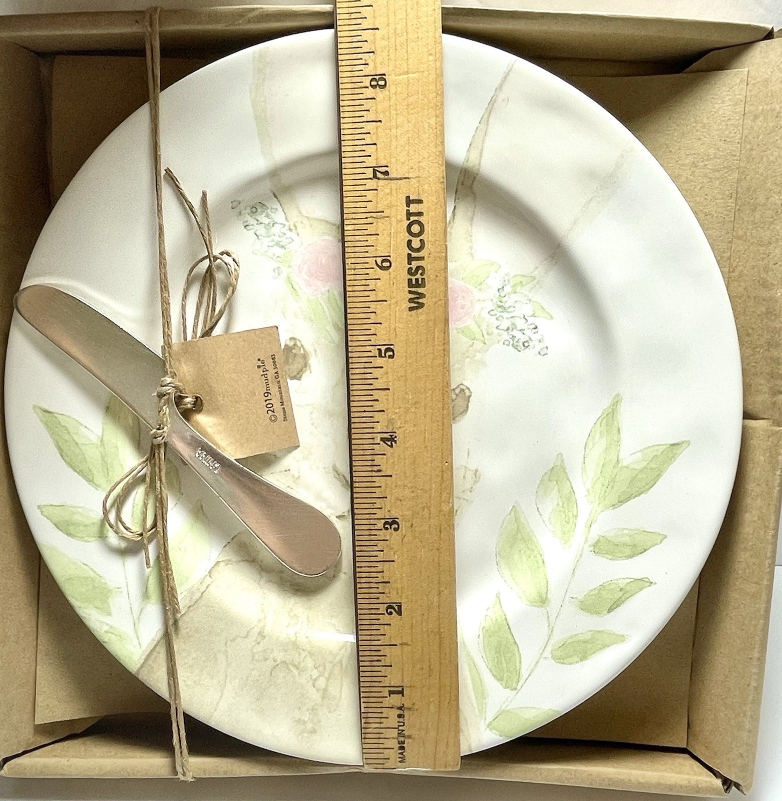 Mudpie Bunny Rabbit Serving Plate Set Cake Cheese Spring Easter Home Decor 2019