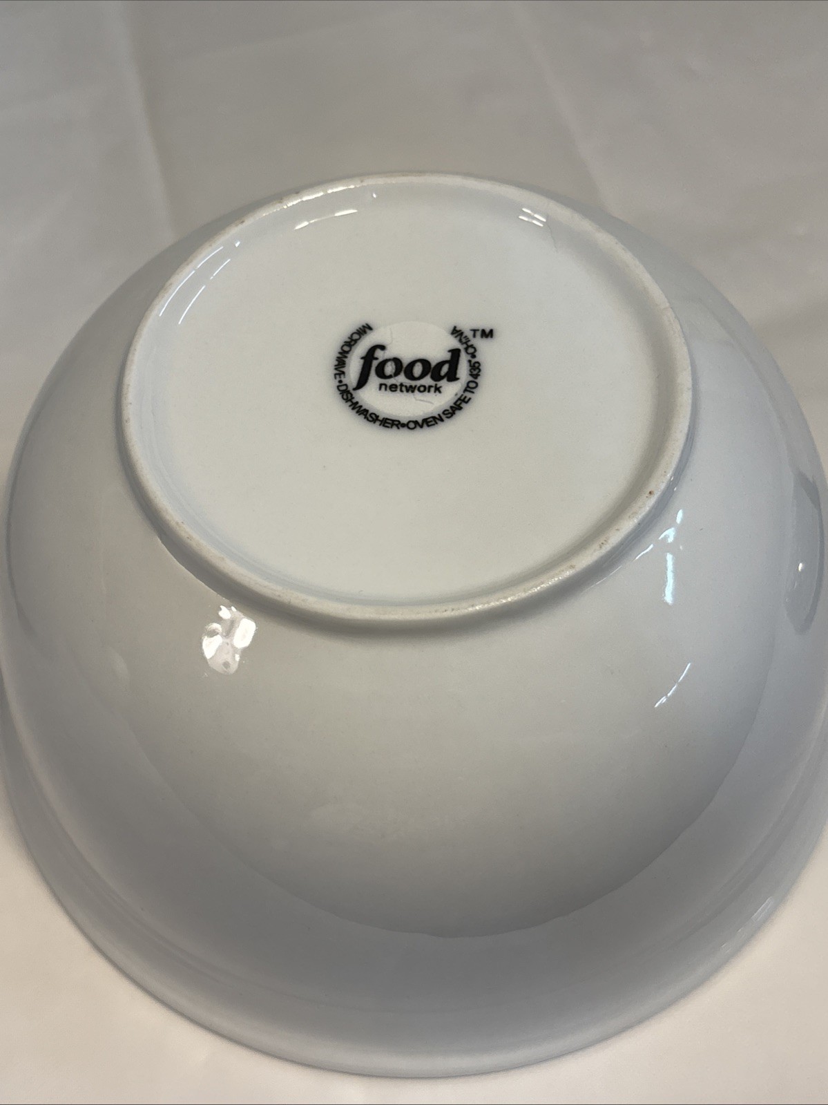 Food Network Ceramic Nesting Mixing Serving Bowls Set Of 3 White