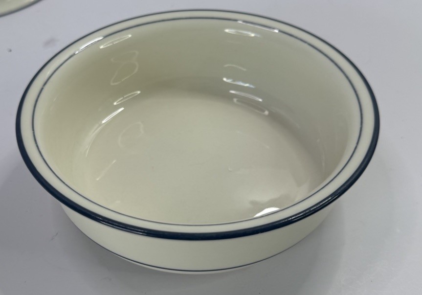 LENOX Chinastone For The Blue Pattern Soup Cereal Bowls 6.25 in USA Set Of 4