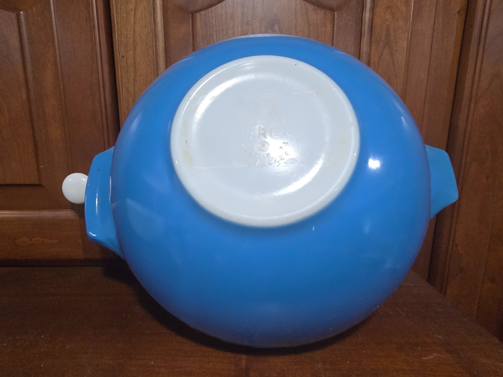 Pyrex 443 (2.5 Qt) & 444 (4 Qt) Snowflake Blue Garland Mixing Bowls – Read