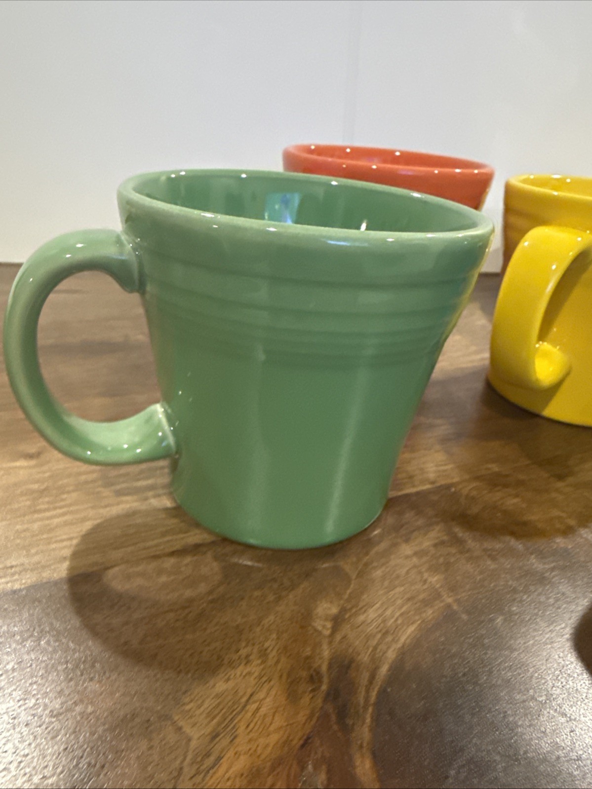 4 FIESTAWARE TAPERED MUG 15 oz Twilight Poppy Meadow Daffodil Mix
