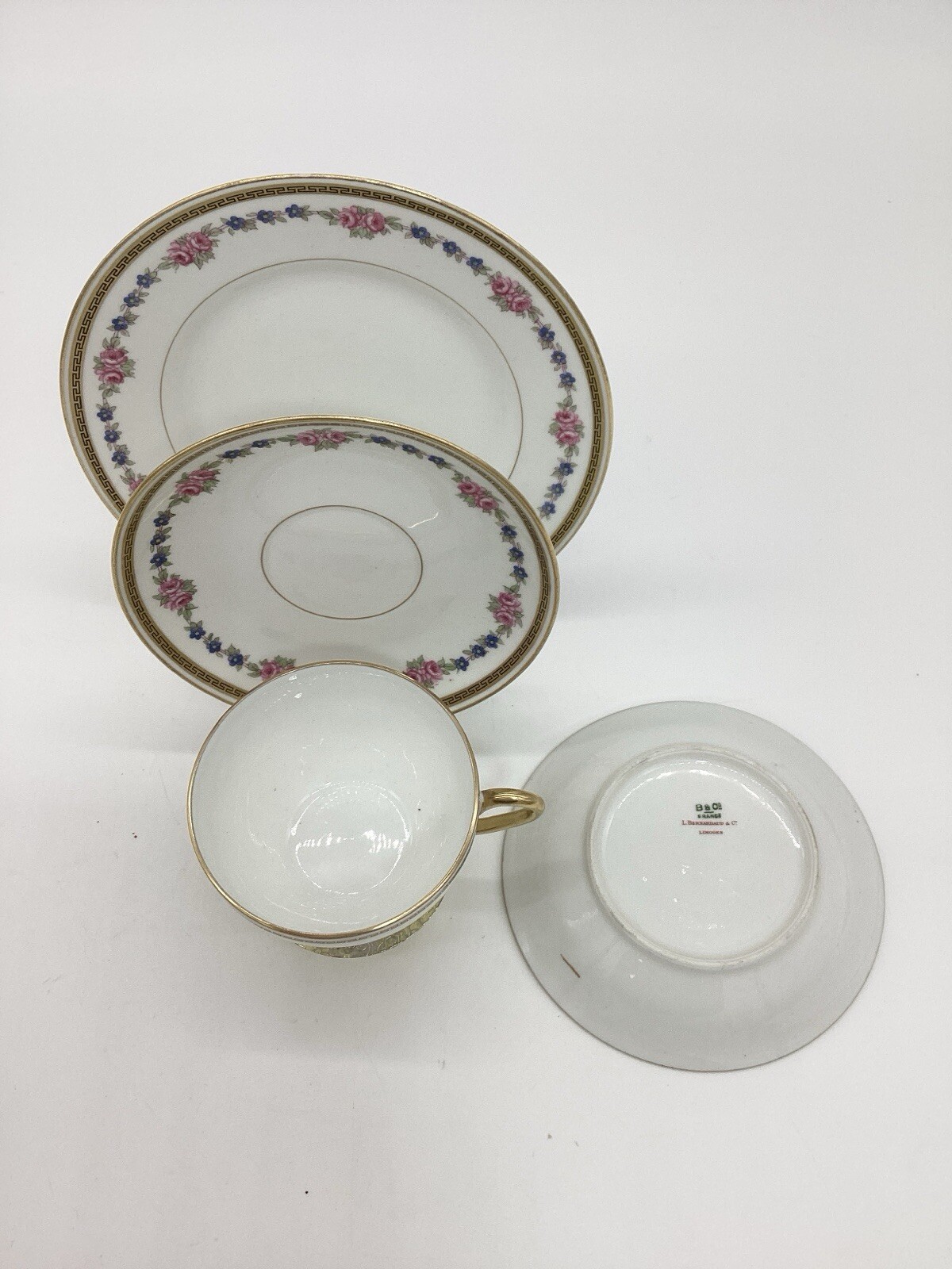 China Place Setting Collectible French Dish Floral Pattern Elegant Dining (485)