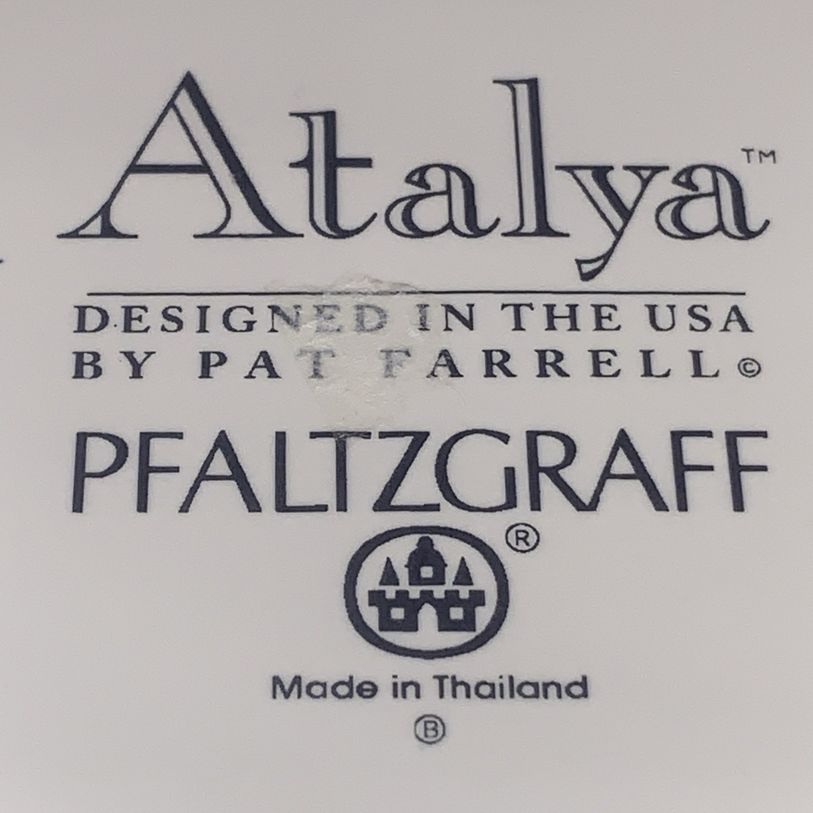 Pfaltzgraff Atalya 9 1/8″ x 2 1/2″ Serving Bowl Designed in USA Made in Thailand