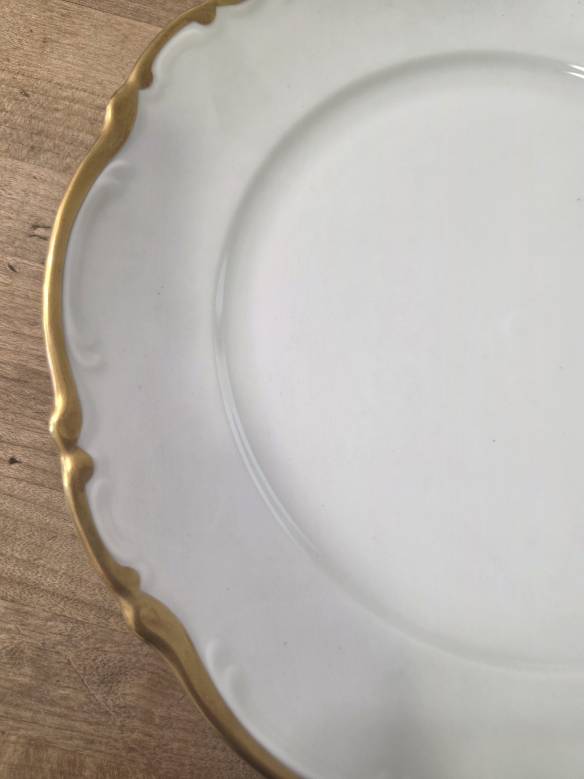 Mitterteich Golden Lark Dinner Salad Bread Plates 10.5″ 8″ 7″ Germany Bavaria