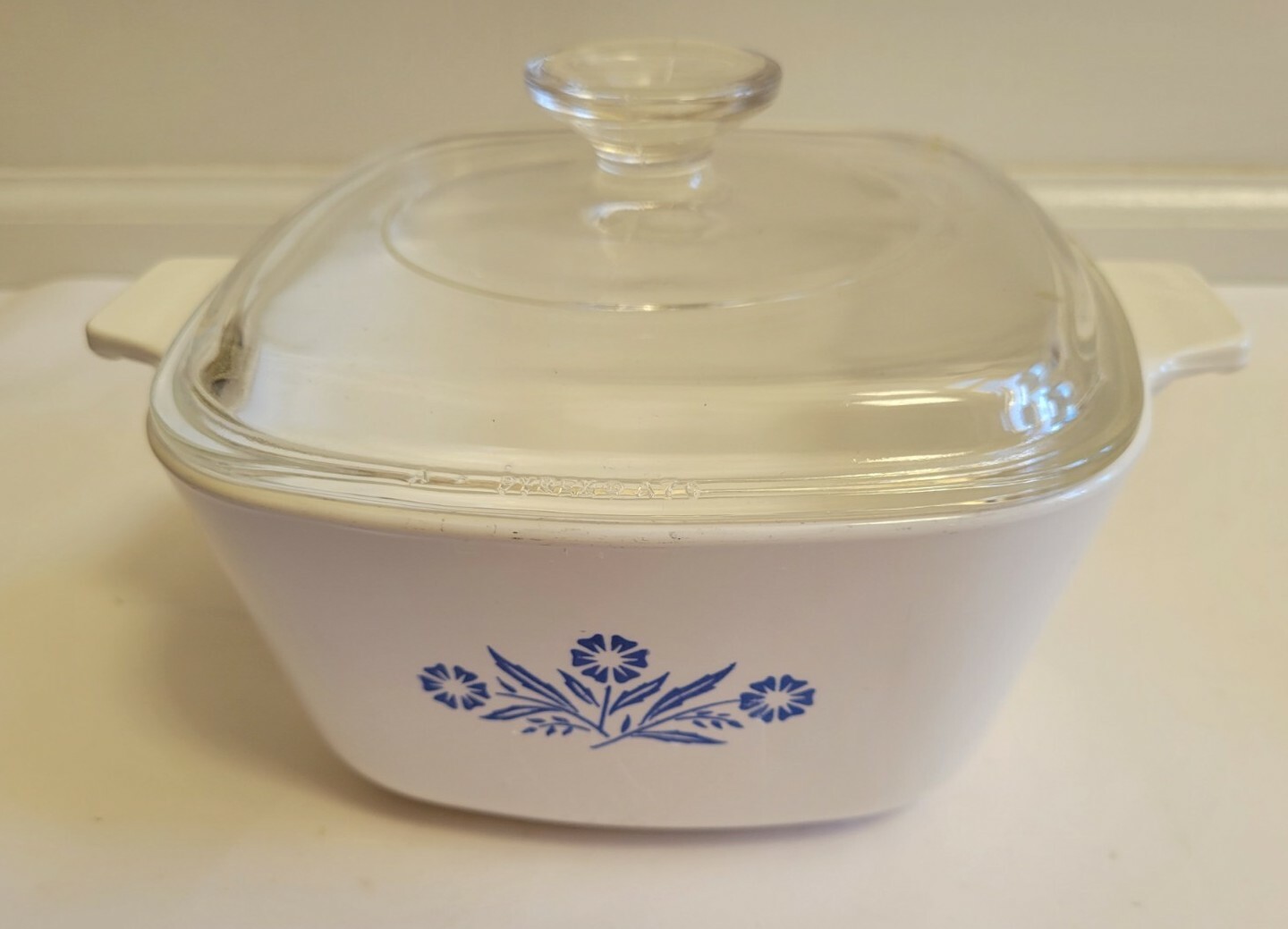 Corning Blue Cornflower 12 pc Lot Set Roaster Casserole Dishes Pie Pan Lids