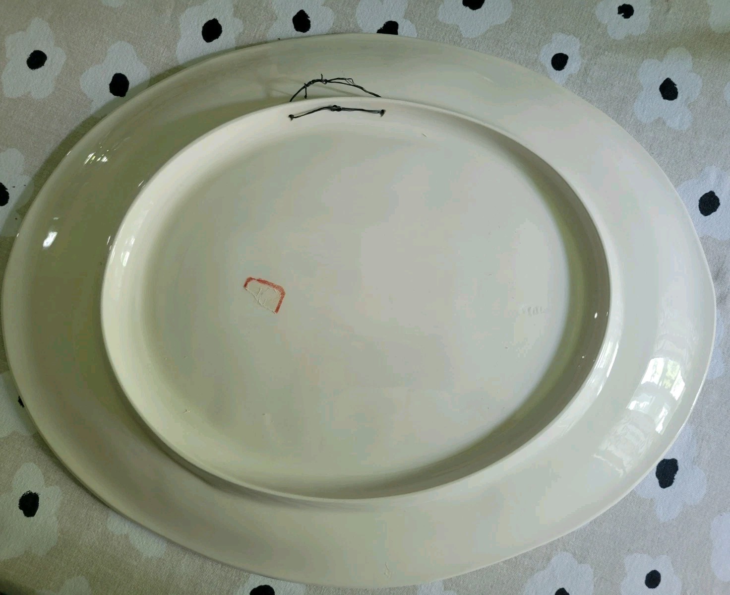 Handpainted Italian Serving Platter Corn and Vegetables