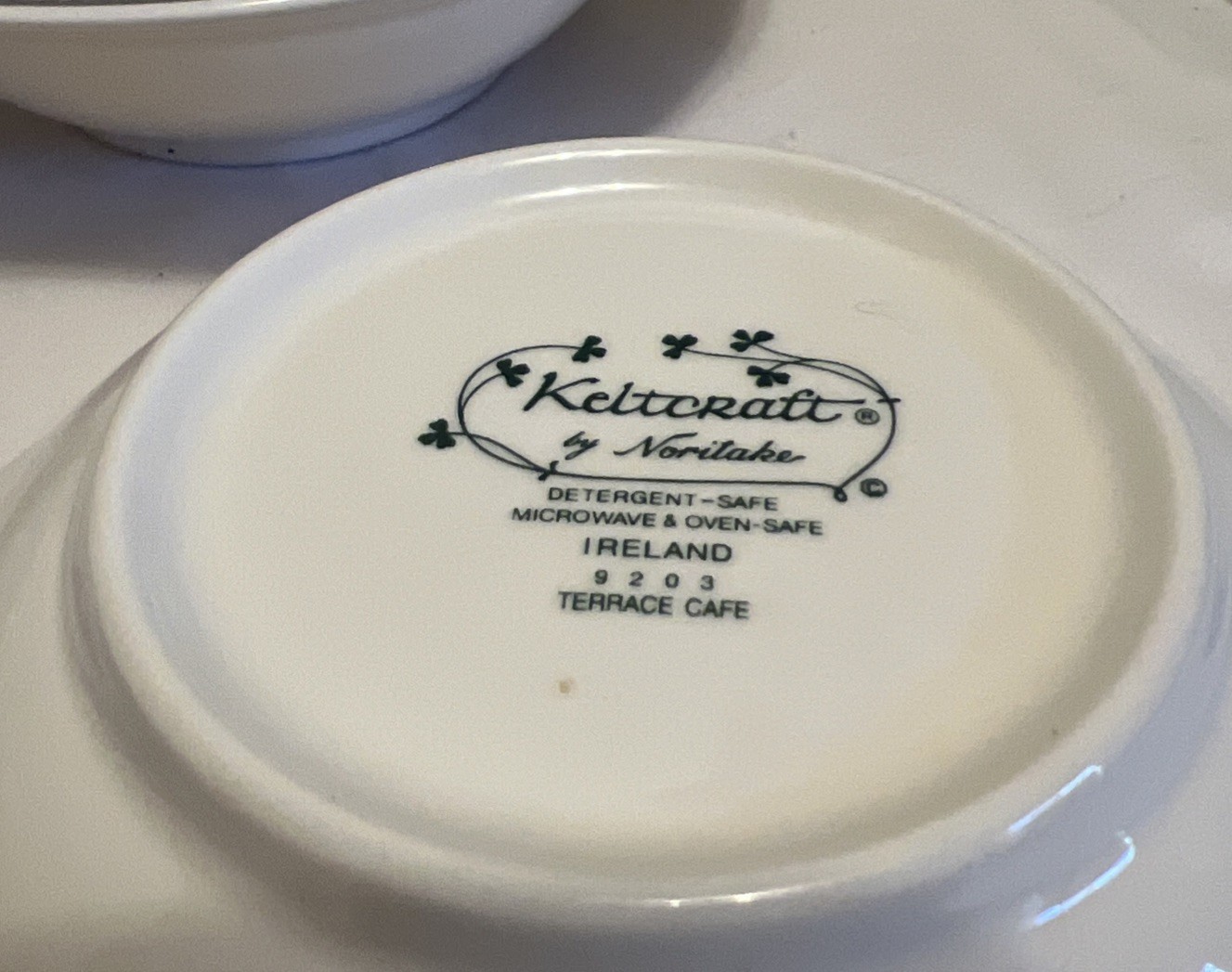 4 Noritake Keltcraft Ireland Terrace Cafe 7″ cereal soup bowls vintage 1994-1997