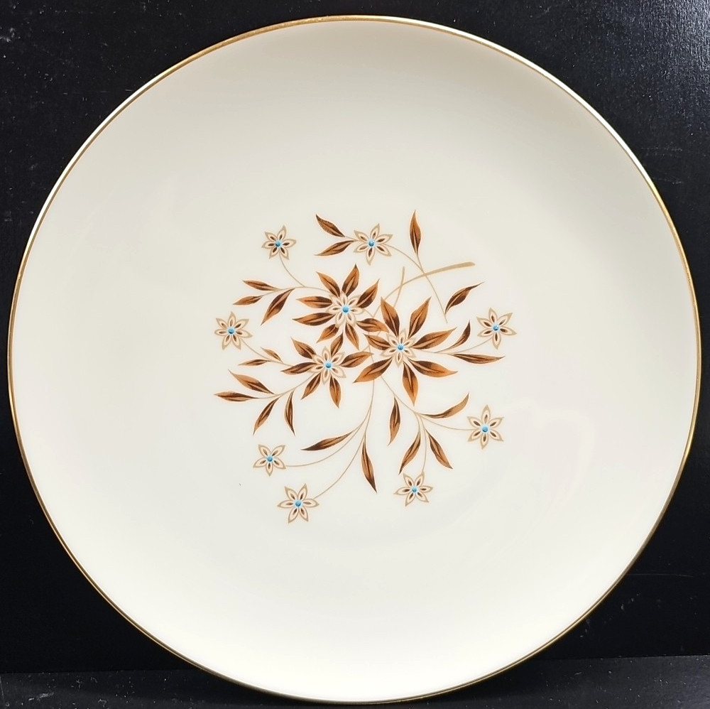 8 Lenox Starlight Salad Plate Set Vintage Flower Elegant Dining Dishes Retro Lot