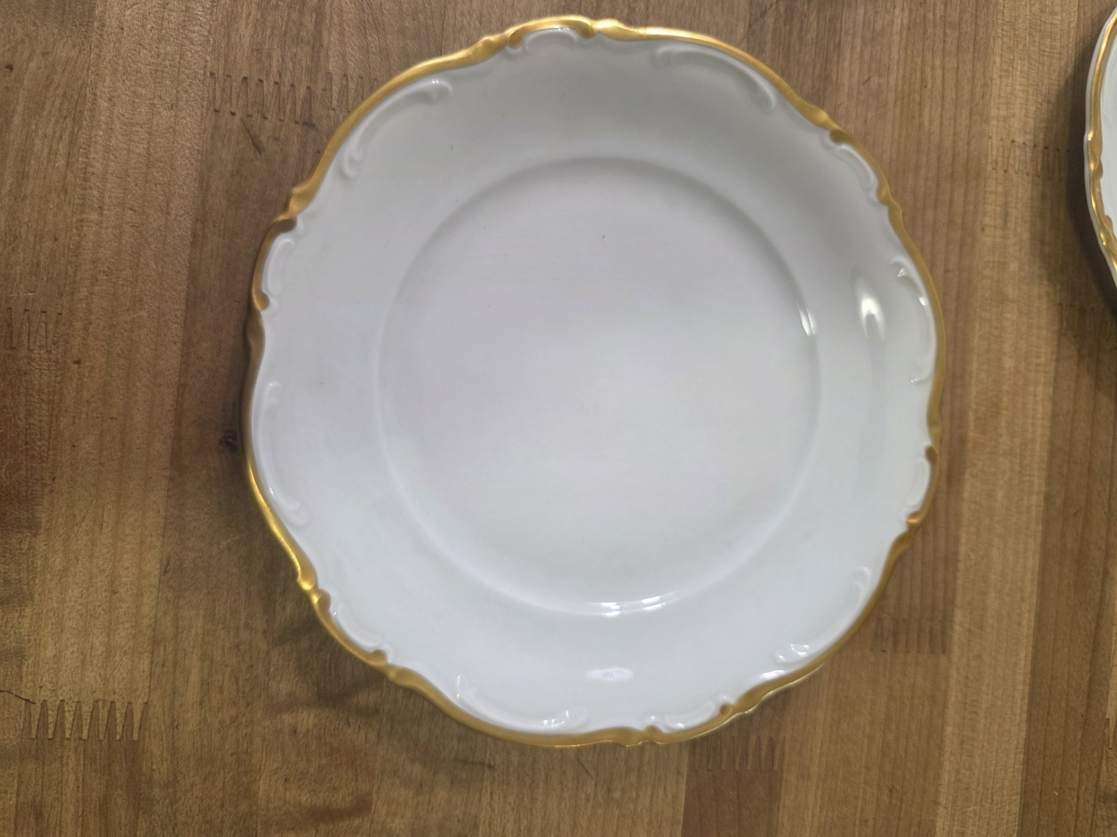Mitterteich Golden Lark Dinner Salad Bread Plates 10.5″ 8″ 7″ Germany Bavaria