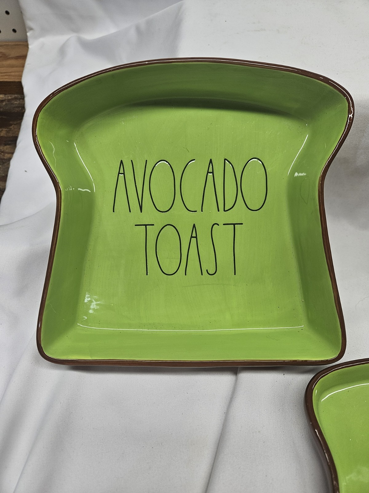 Rae Dunn Artisan Collection by Magenta Avocado Toast Plate or Bowl 1